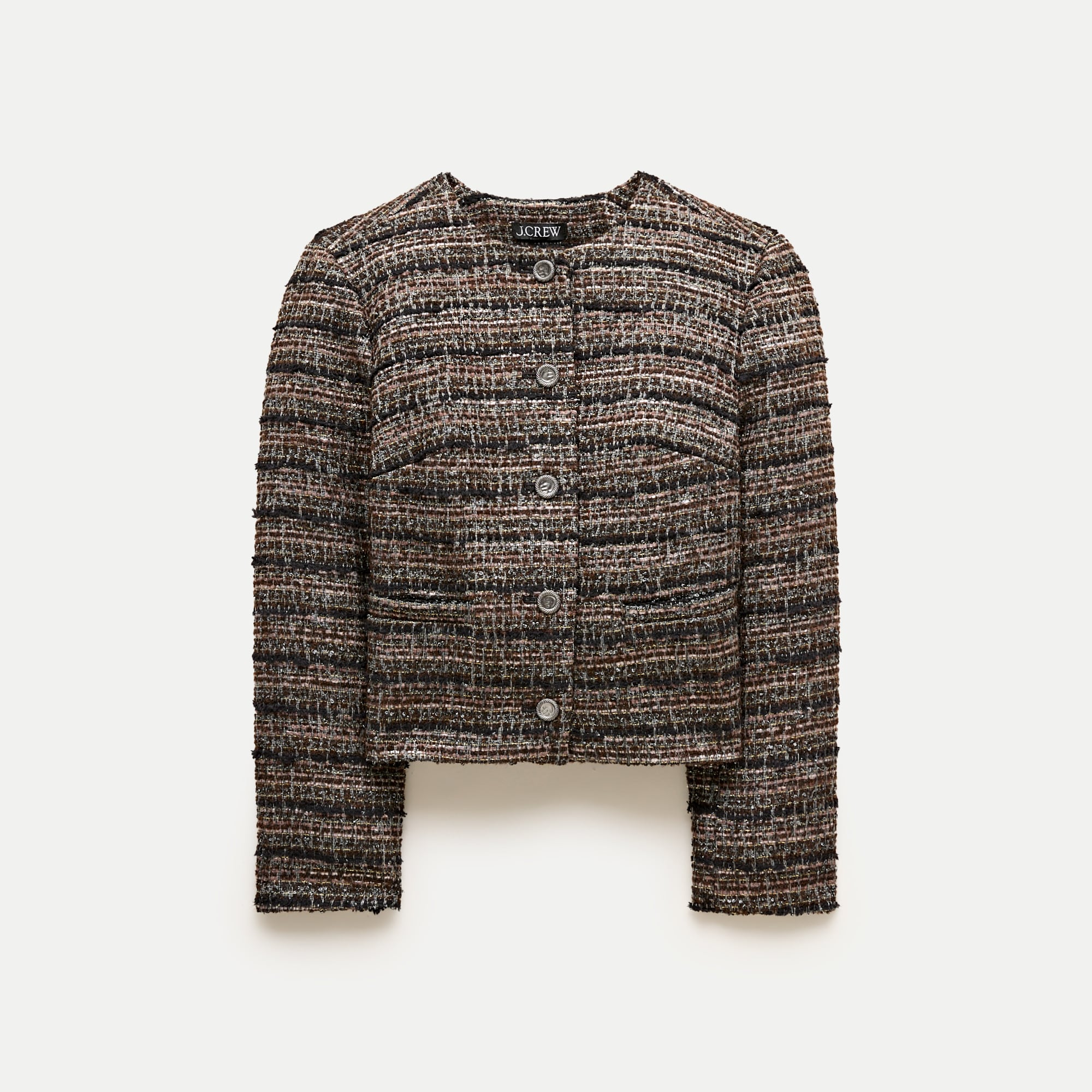 Lady jacket in striped tweed