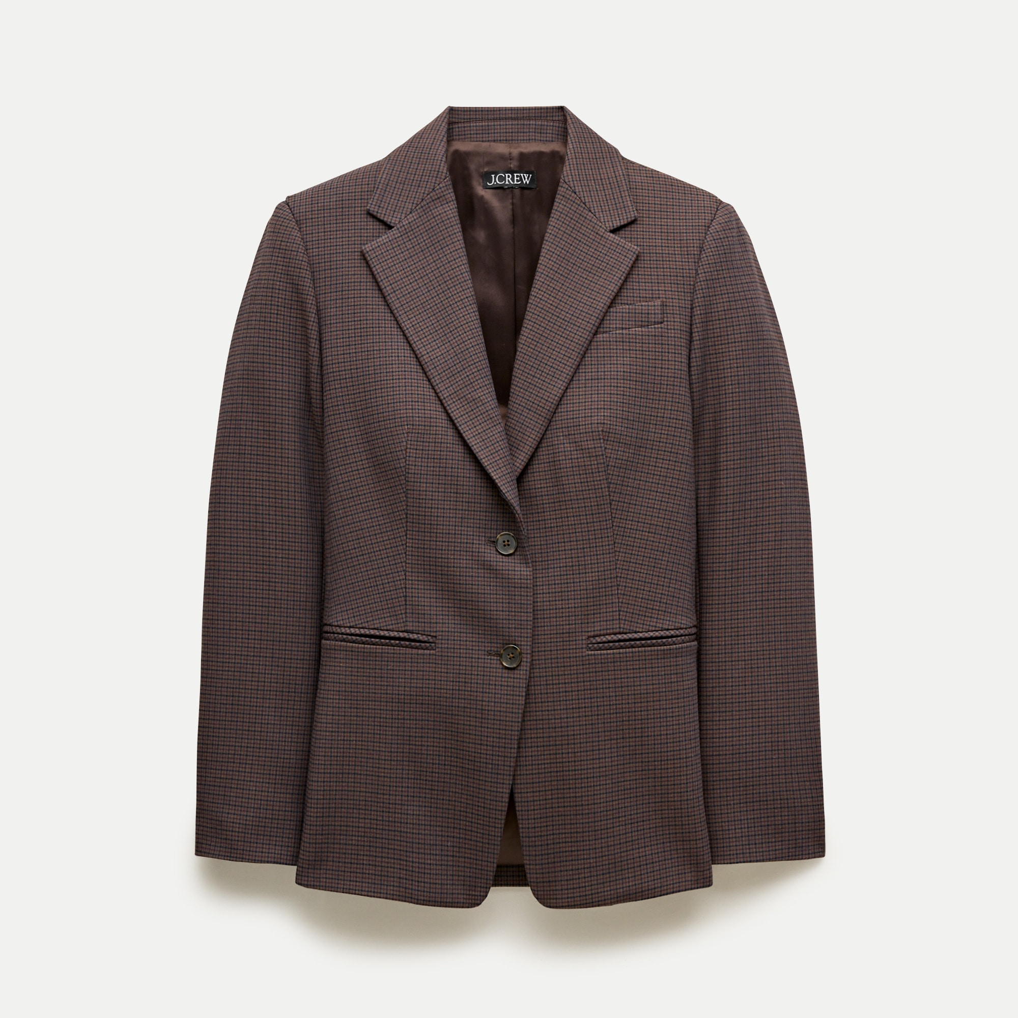 Margeaux blazer in plaid four-season stretch