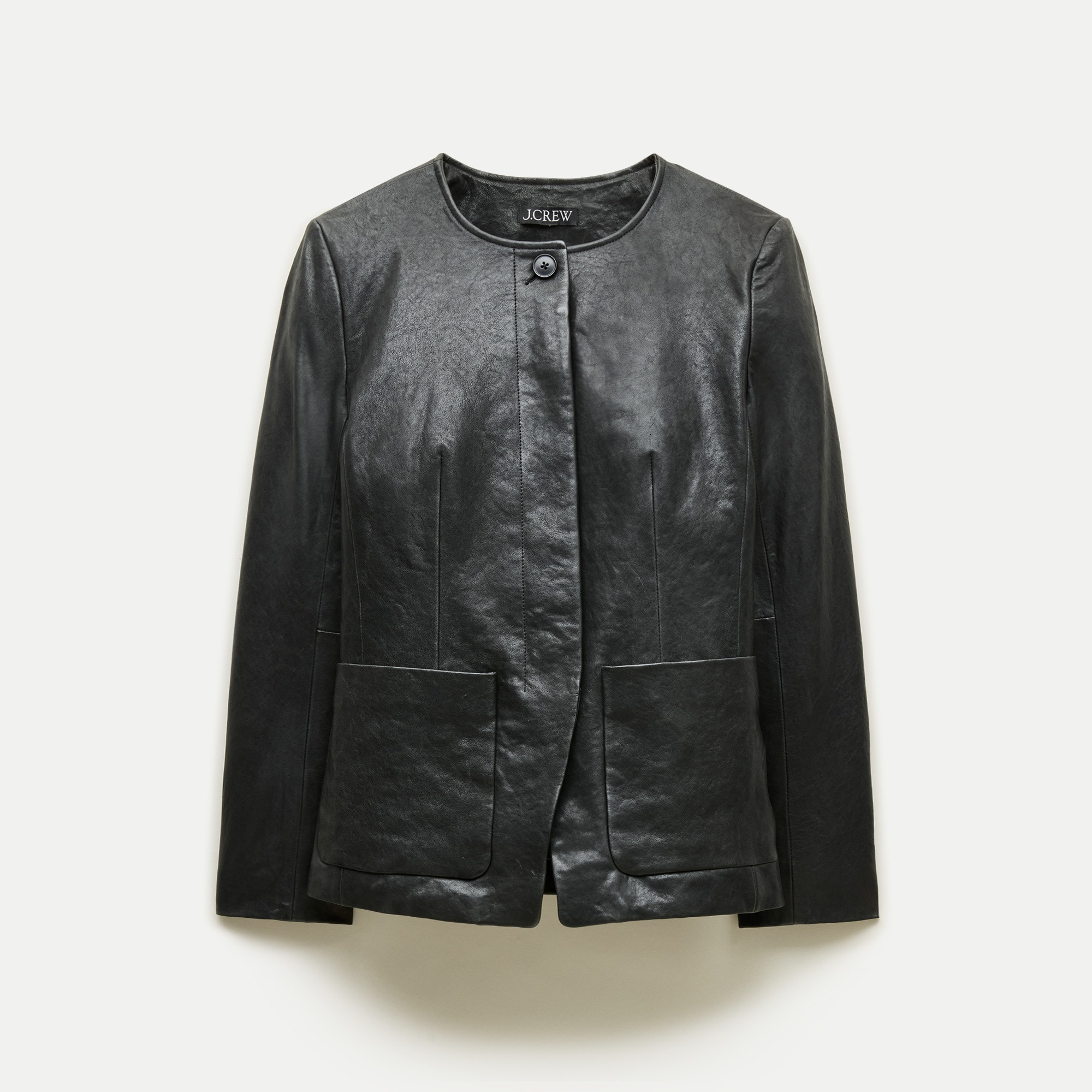Leather lady jacket