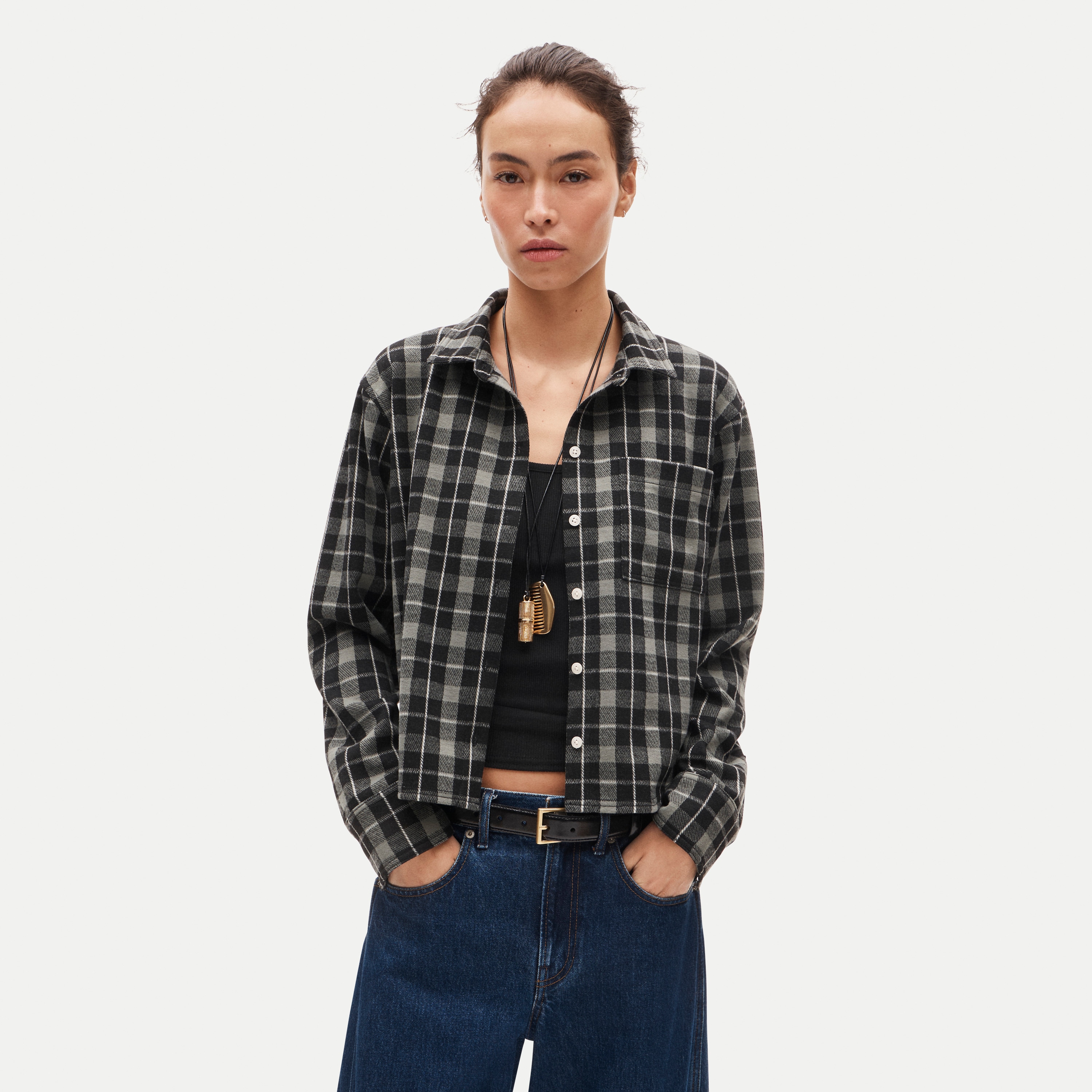 Seaboard soft-knit flannel shirt