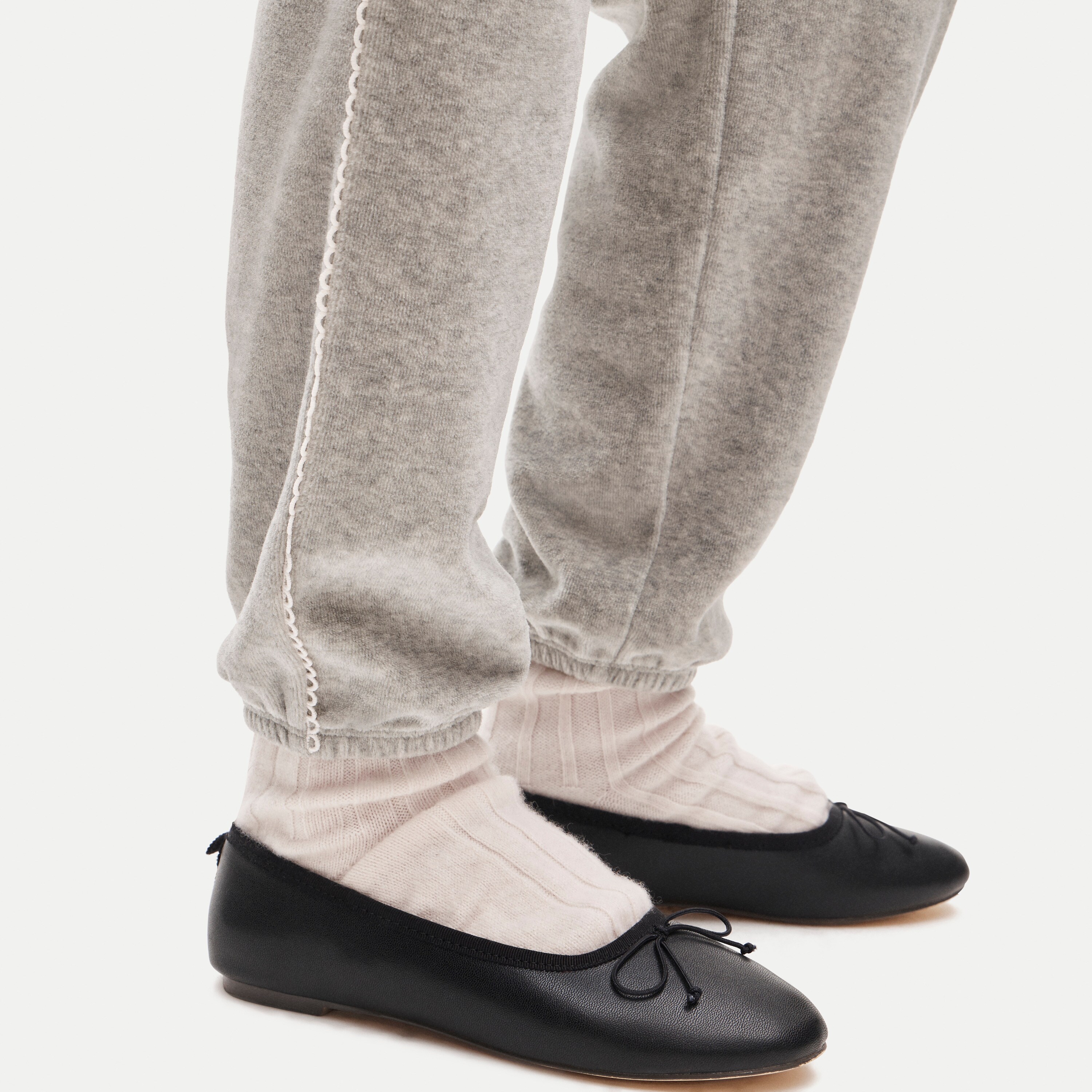 Girls' Everyday sweatpant with crochet trim