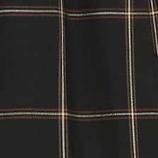 Cosmo pant in plaid Gramercy suiting BLACK BROWN PLAID