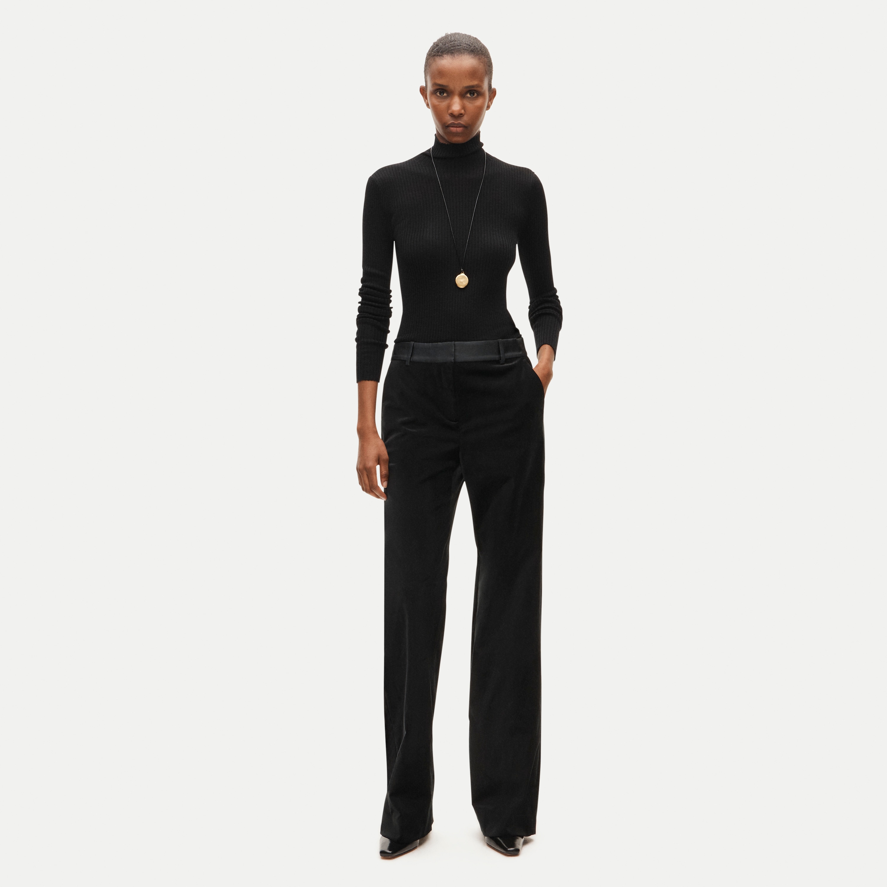 Natalia pant in velvet