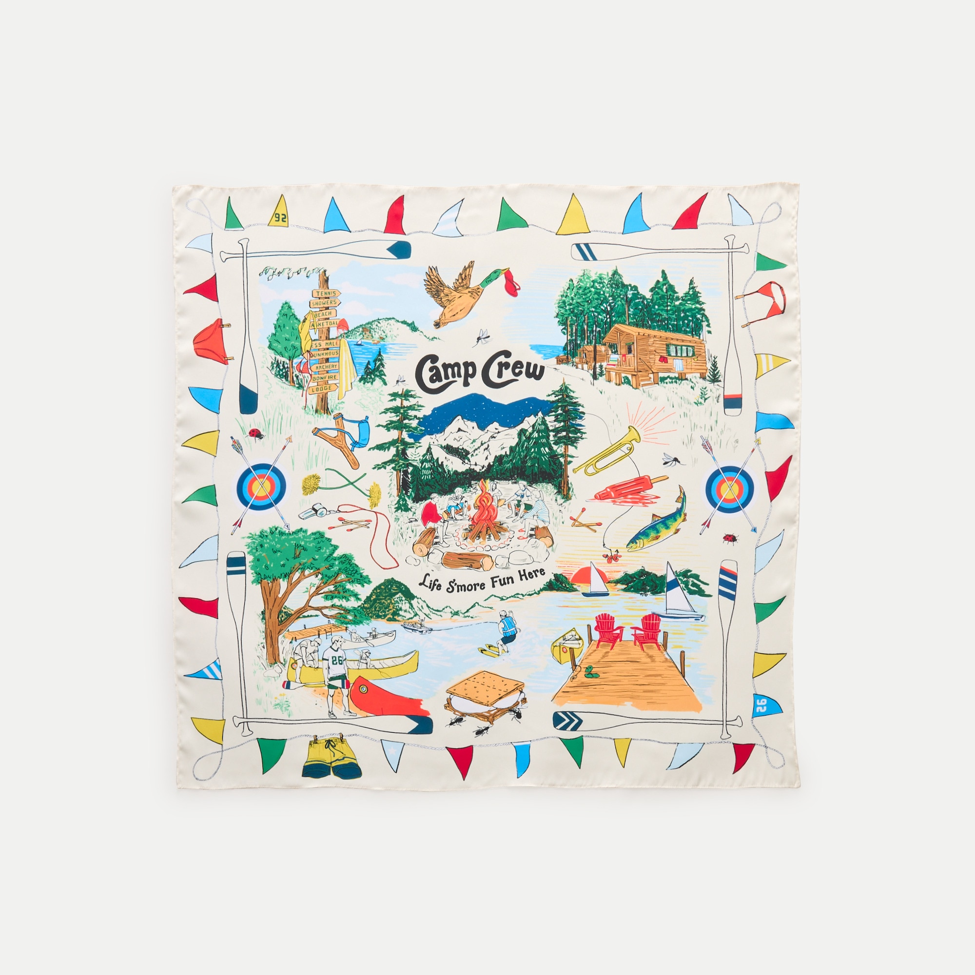 Camp Crew silk bandana