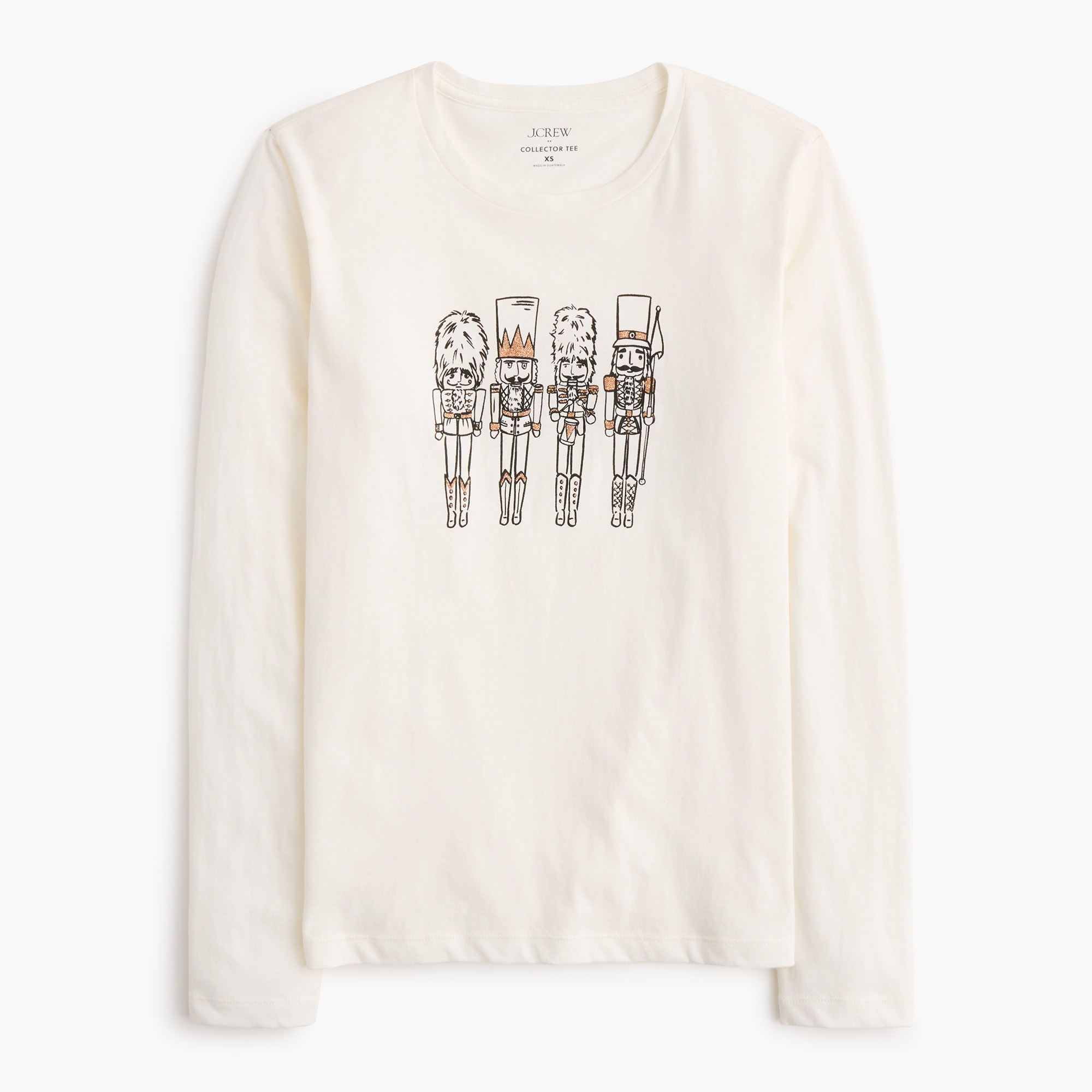 Long-sleeve 100% cotton nutcrackers graphic tee
