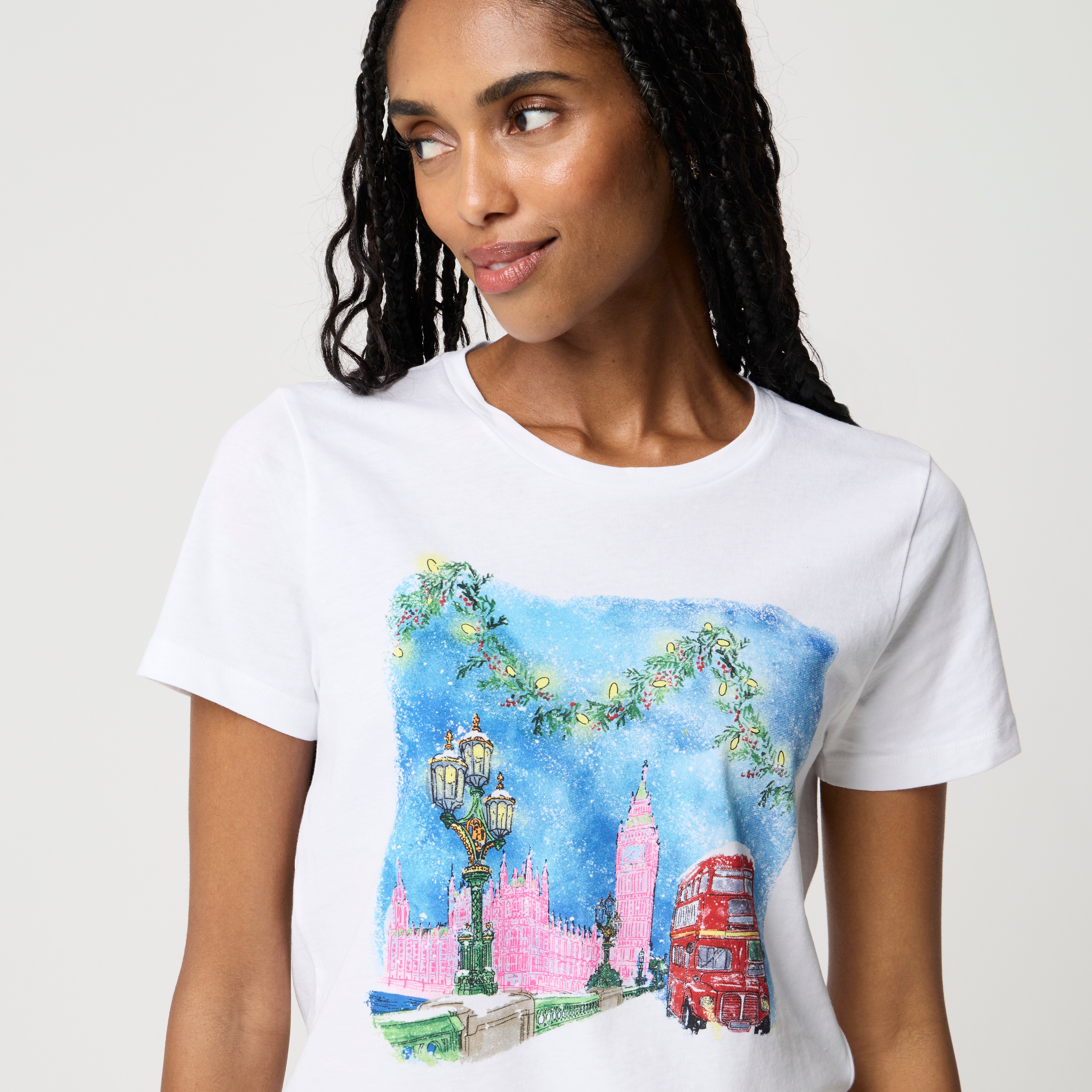 100% cotton London graphic tee