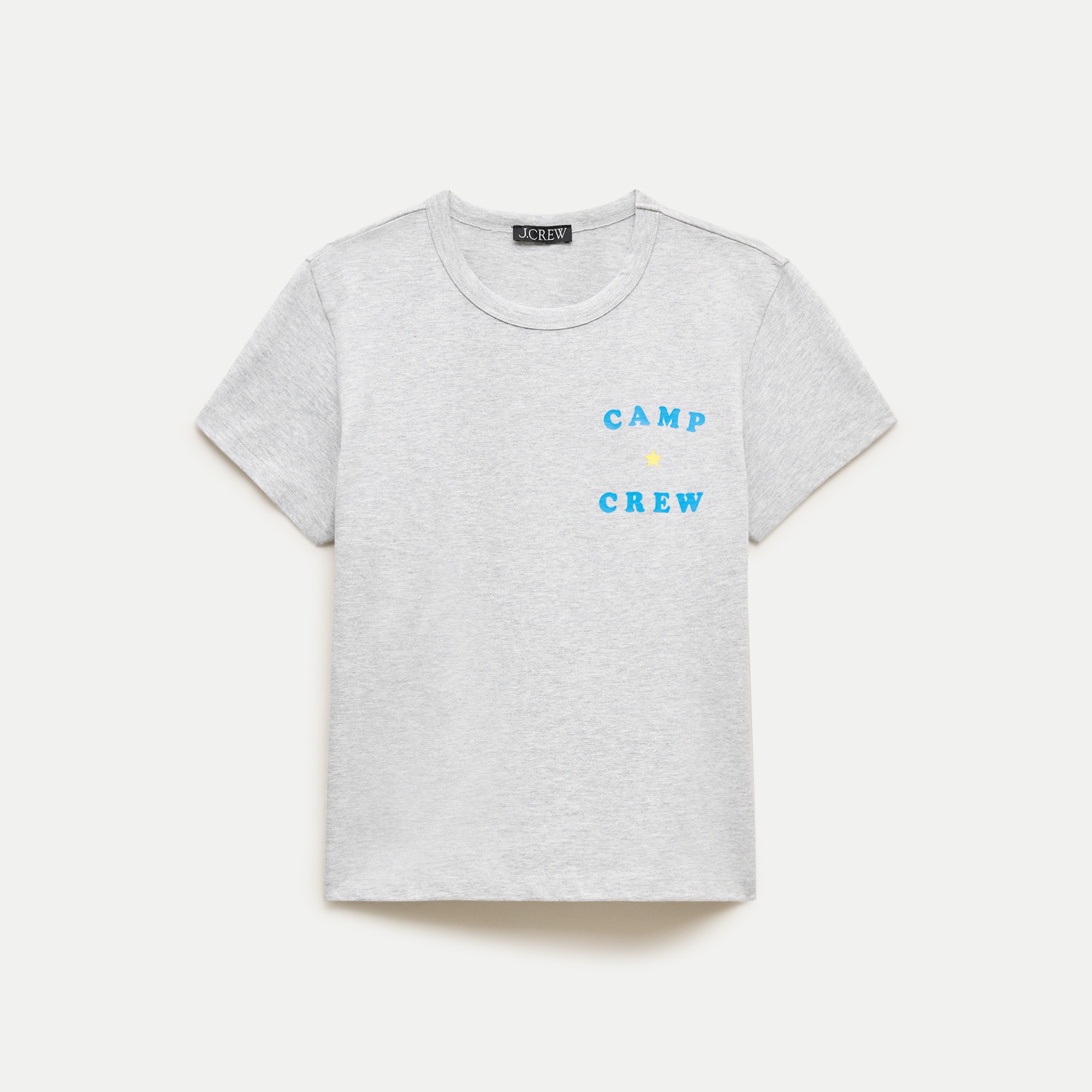 Camp Crew graphic T-shirt in boyfriend jersey