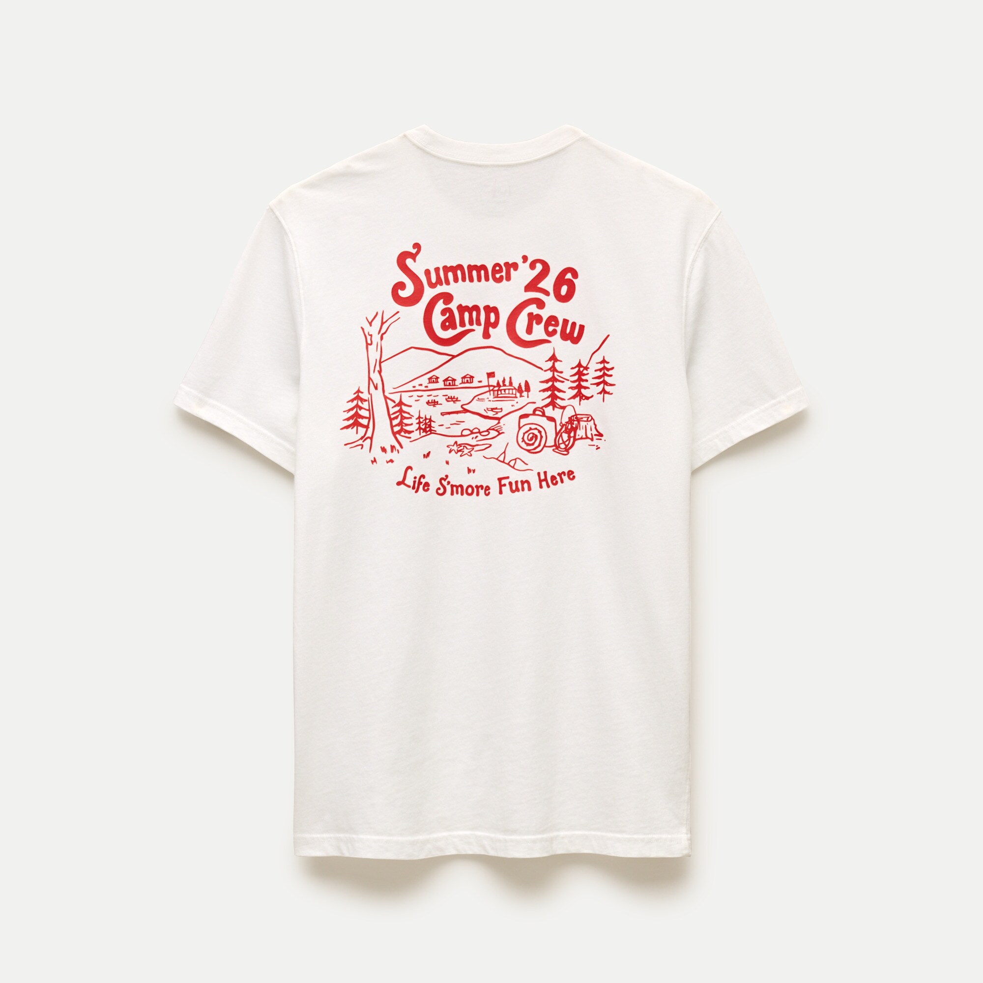 Camp Crew vintage-wash cotton T-shirt