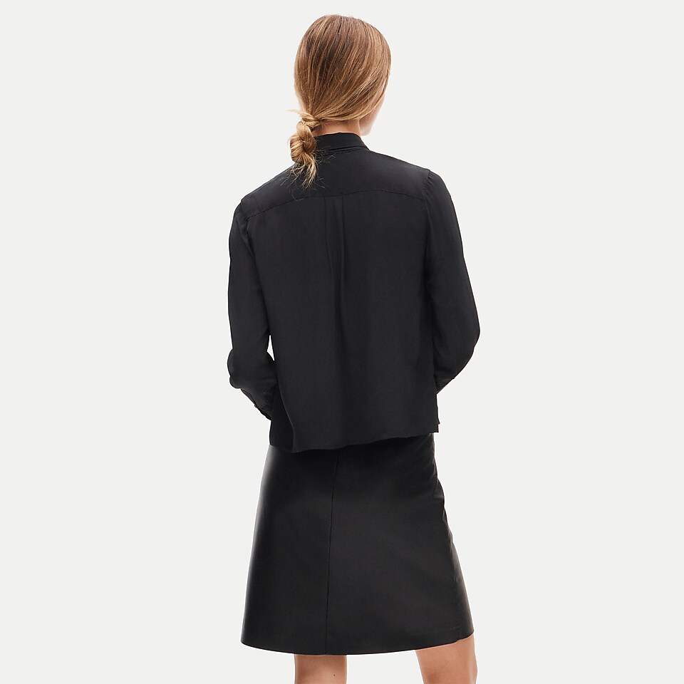 Gamine Puff-sleeve Shirt In Stripe For Women | J.Crew