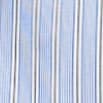 Bow button-up shirt in striped cotton poplin WHITE BLUE
