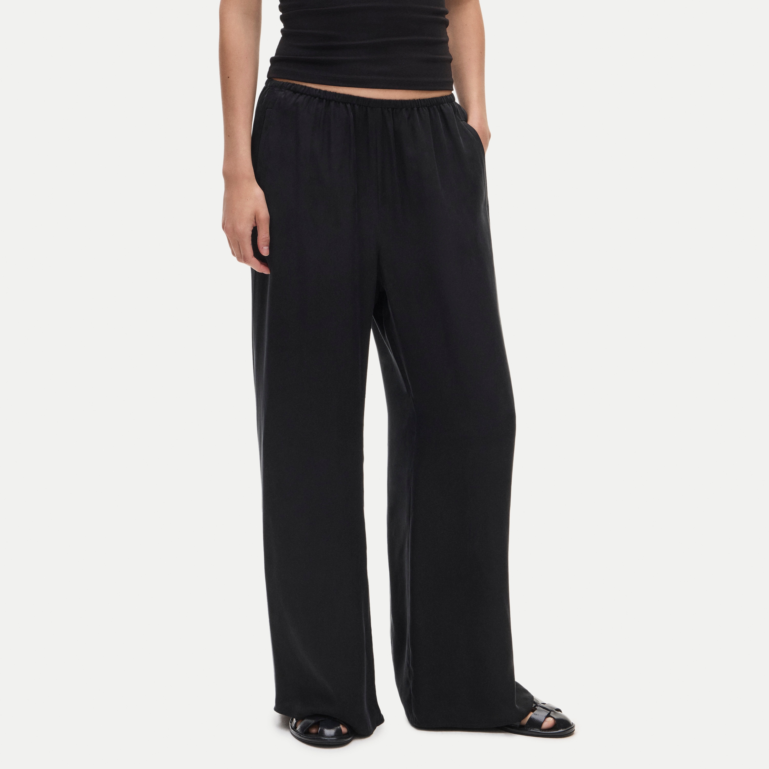 Cosmo pant in cupro blend