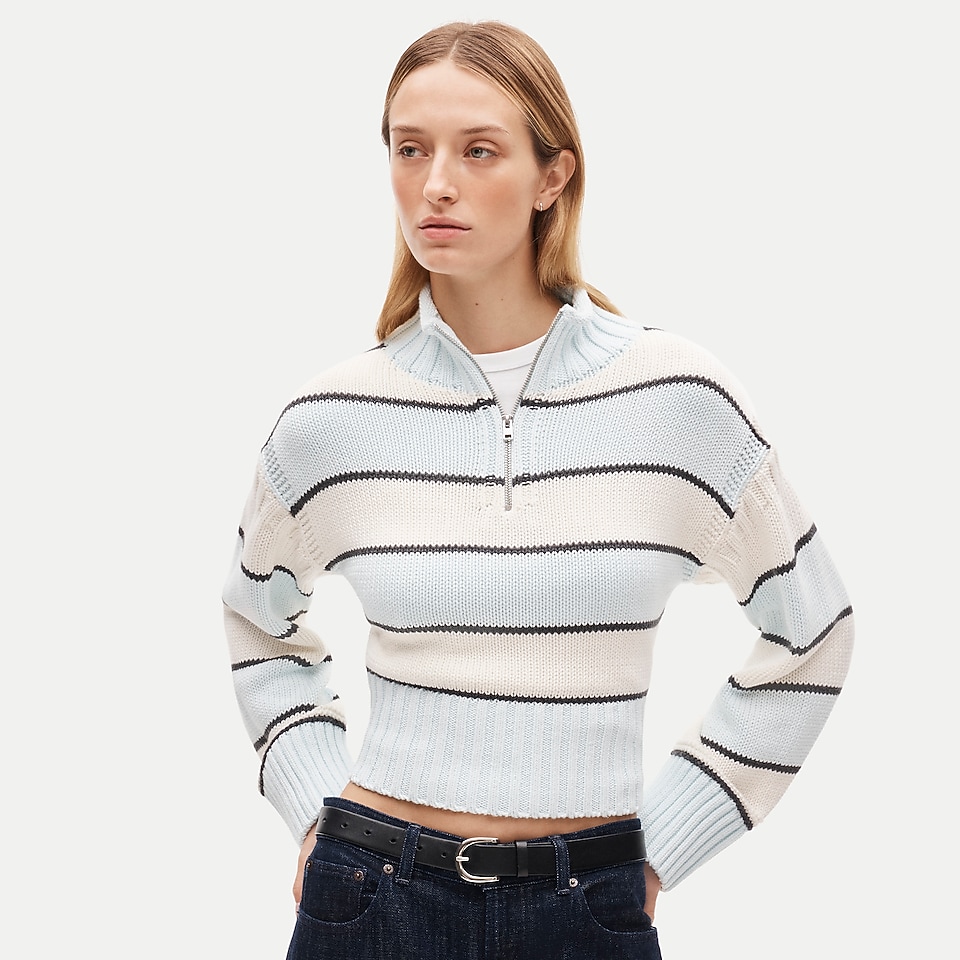 Tiny Rollneck™ in stripe by J.Crew