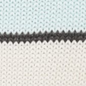 Tiny Rollneck&trade; BLUE IVORY STRIPE