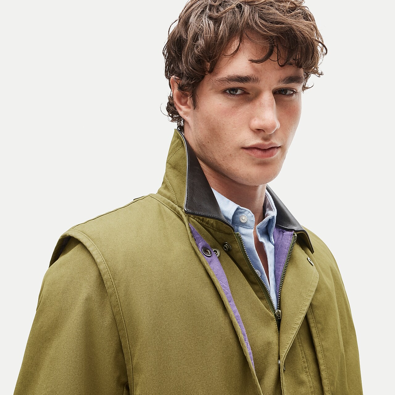 Collection Coated Linen Trench Coat For Women | J.Crew