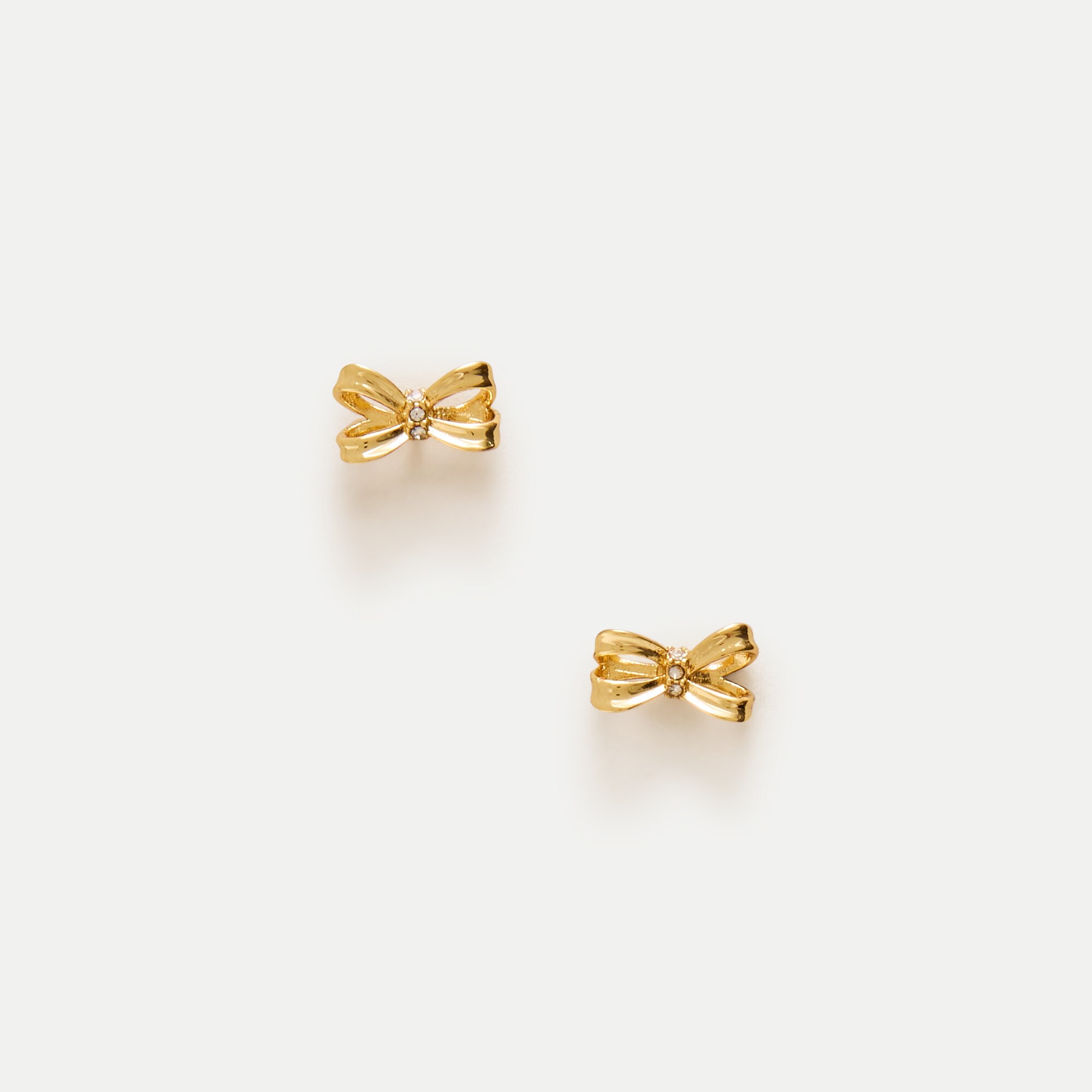 Bow stud earrings