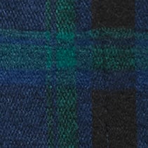 Girls' Seaboard soft-knit skirt in plaid DARK EVENING GREEN MULT