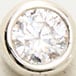 Tiny bezel stud earrings STEEL