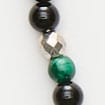MAPLE Madina beaded necklace in silver SILVER BLACK