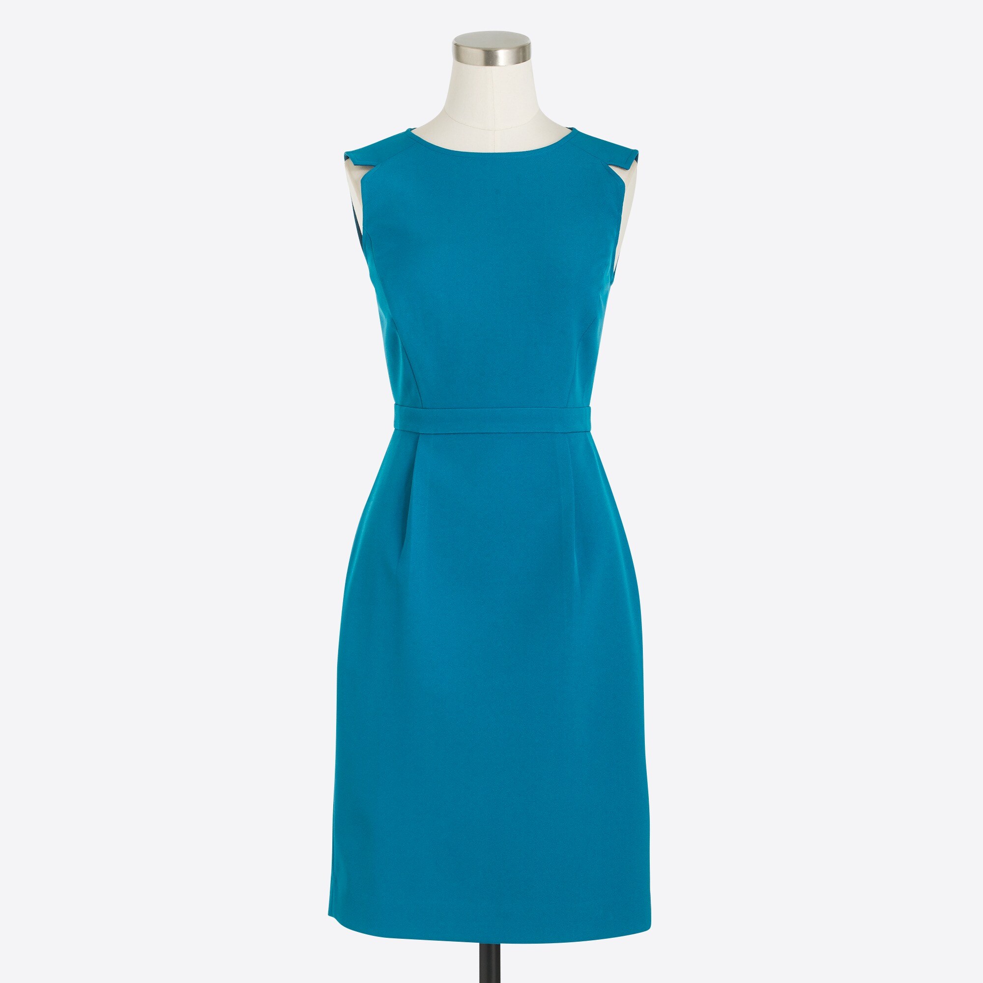 sleeveless fitted dress for women