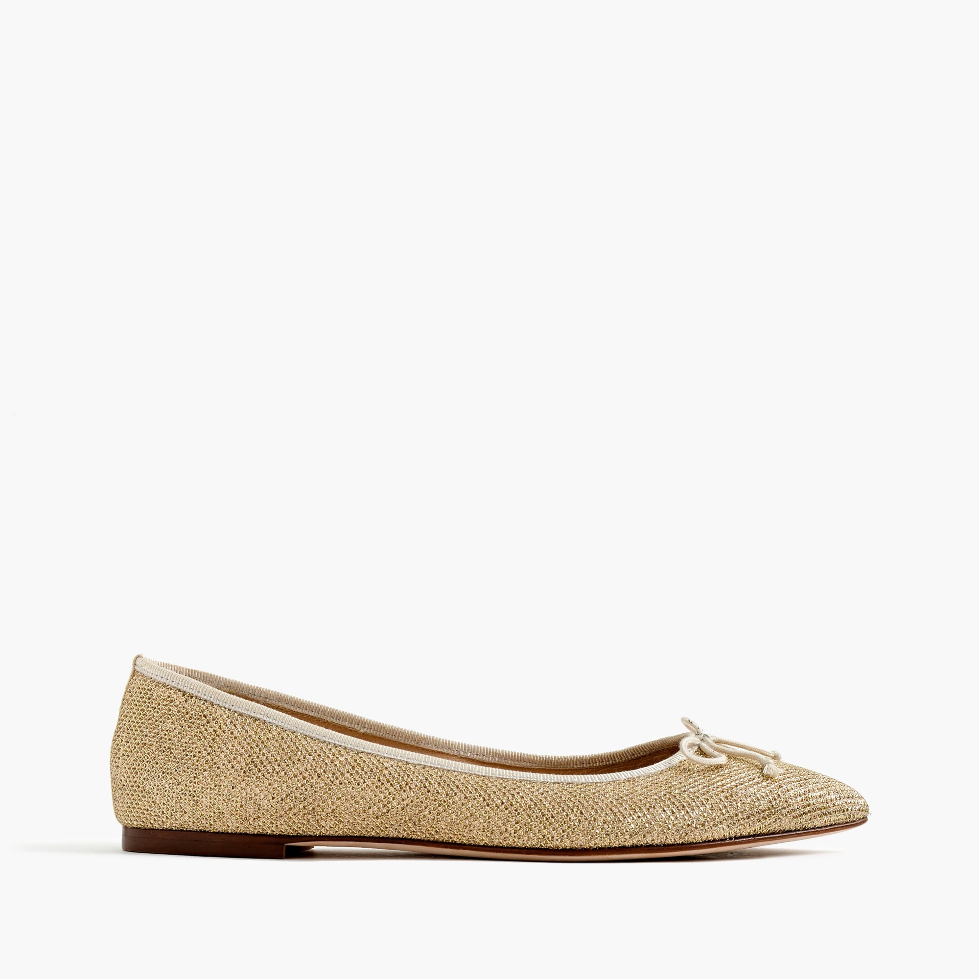 glitter flat shoes