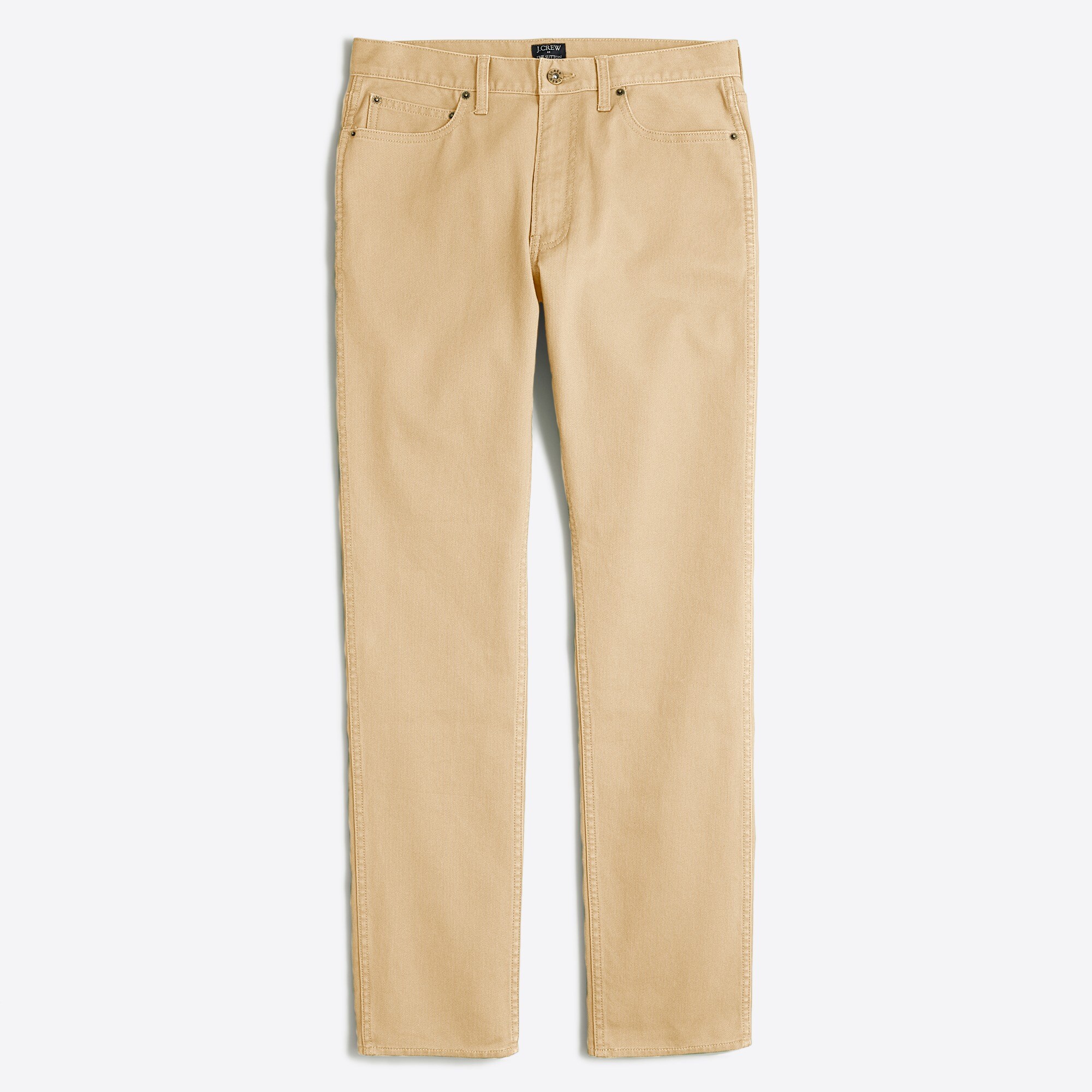 sutton straight-fit corded cotton pant for men