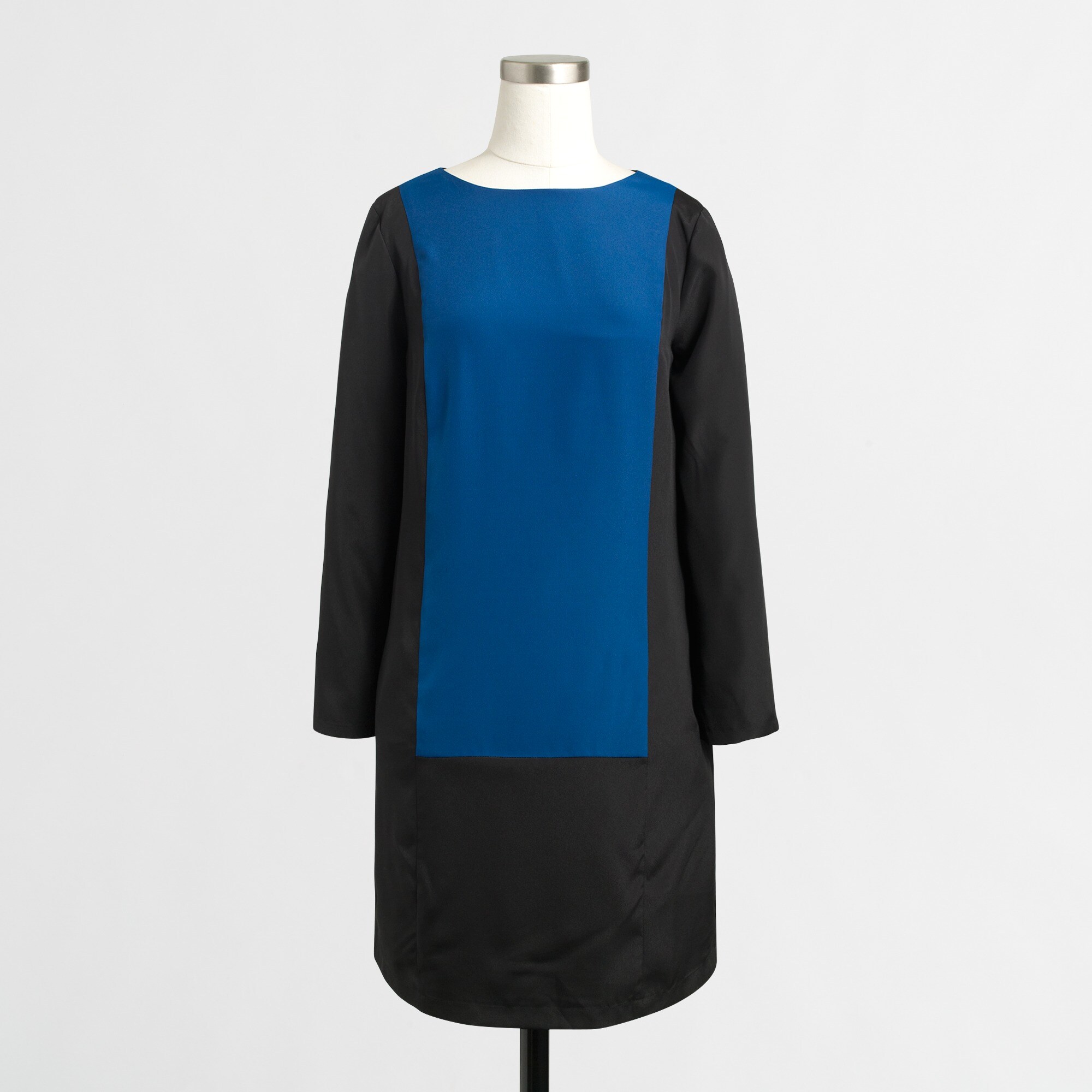 Colorblock shift dress