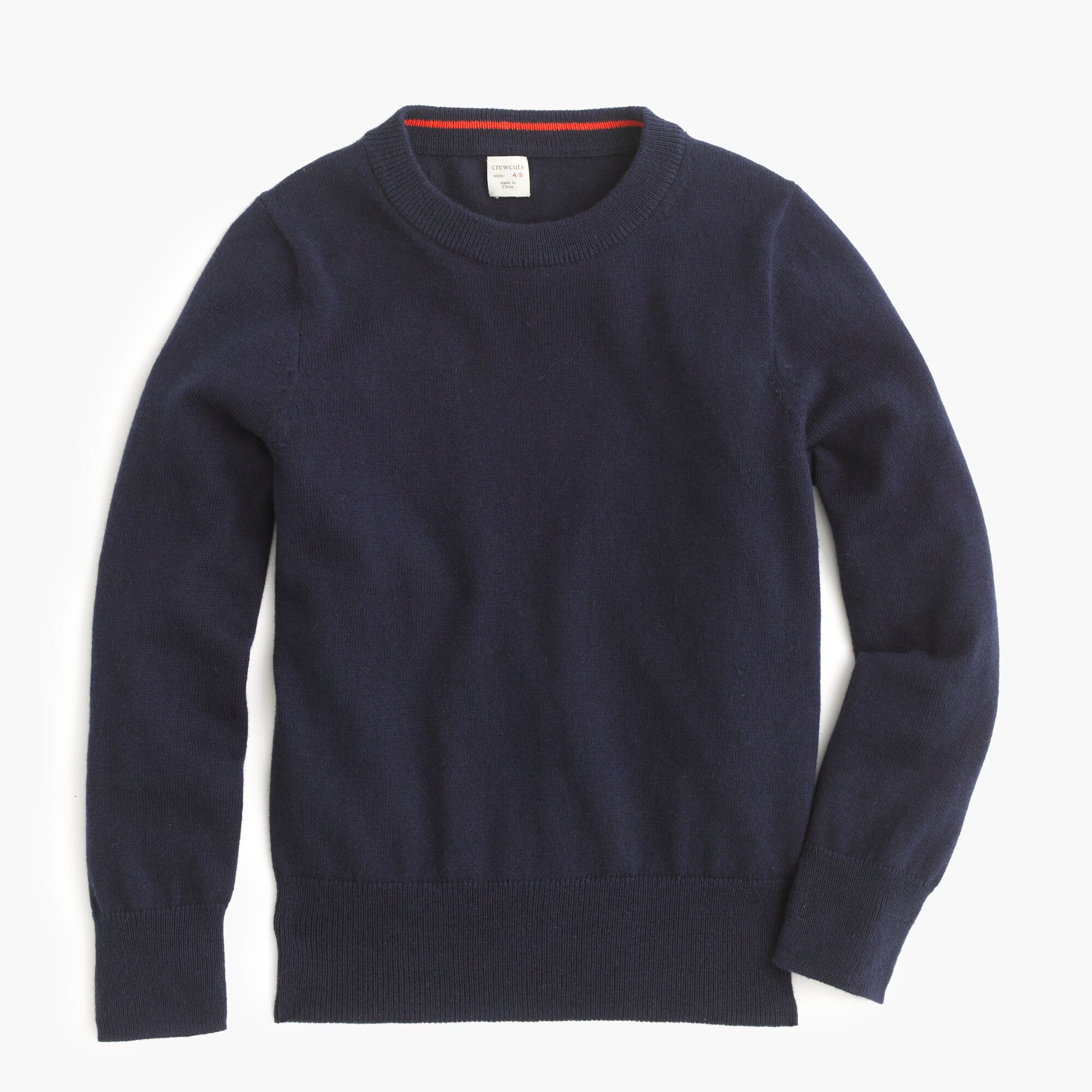Boys' cotton-cashmere crewneck sweater