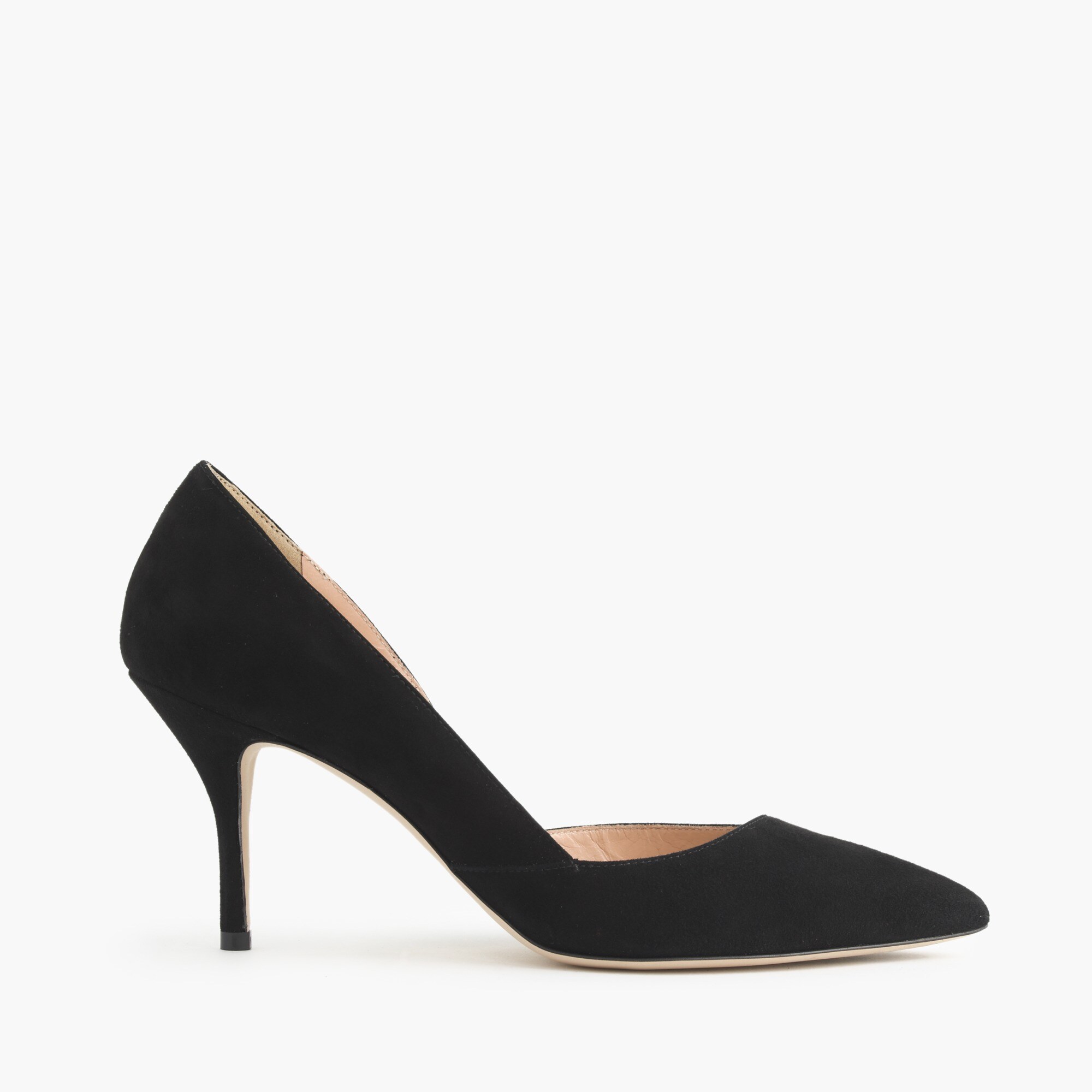 Colette suede d'Orsay pumps
