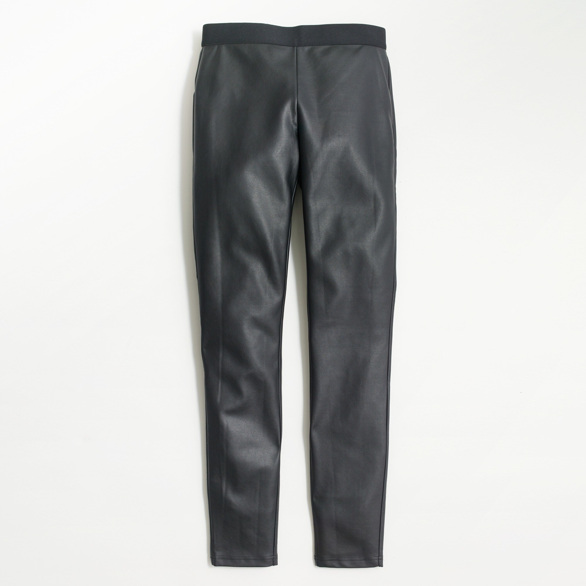 faux-leather skinny pant for women