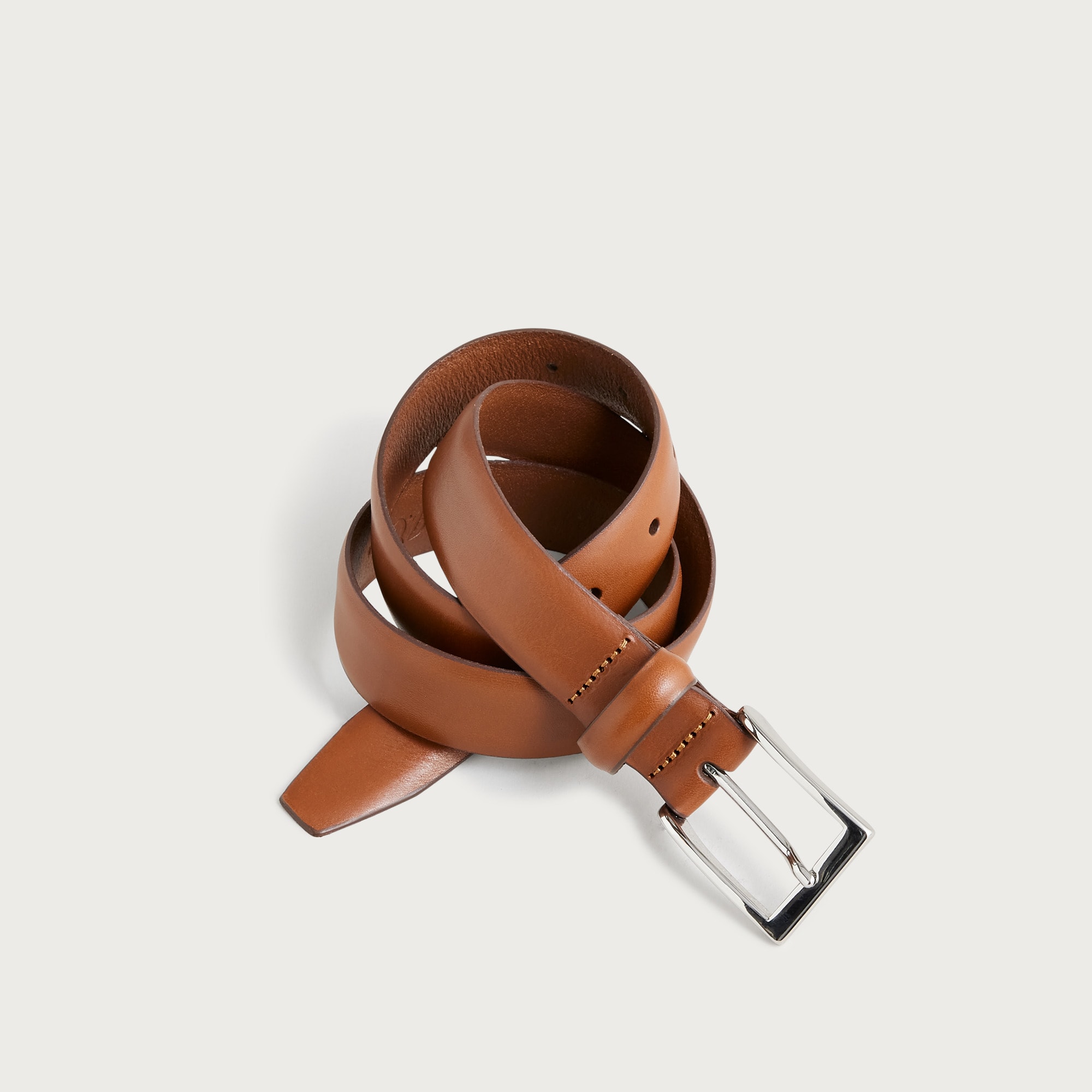  Italian leather dress belt