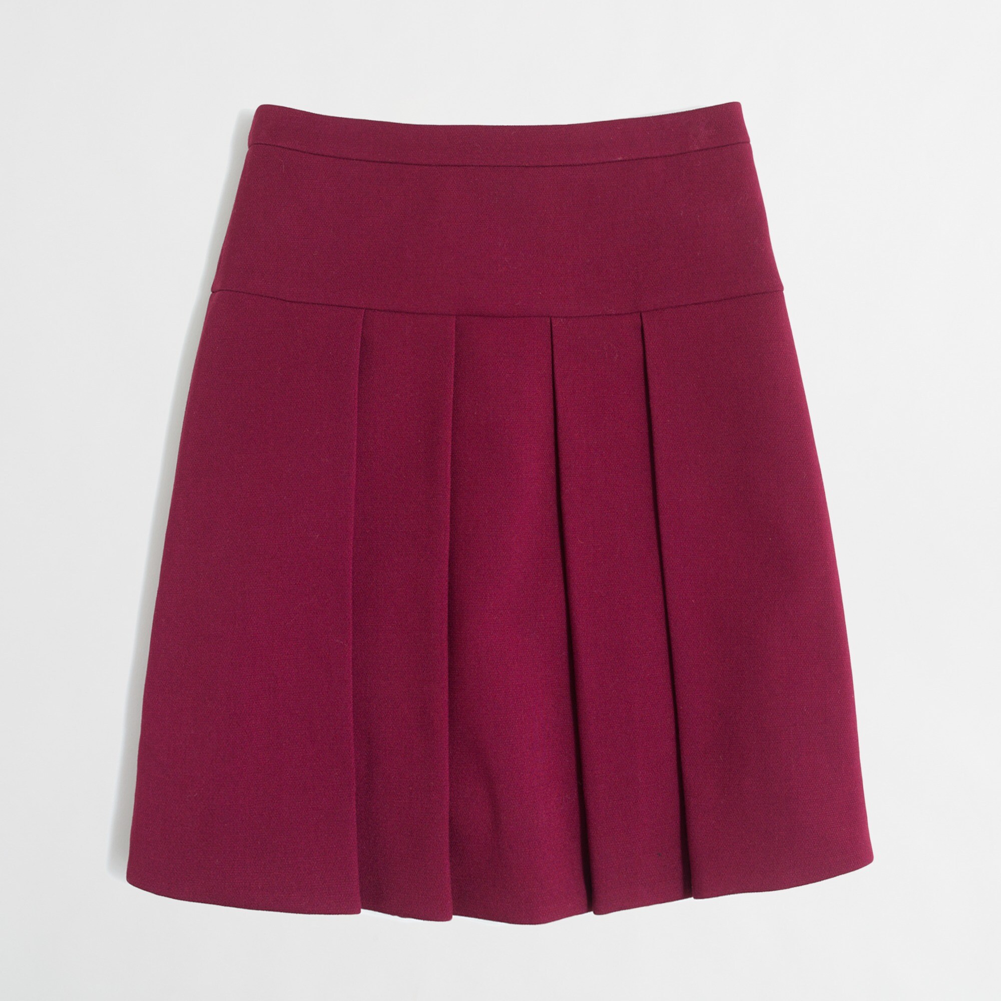 crepe box-skirt for women