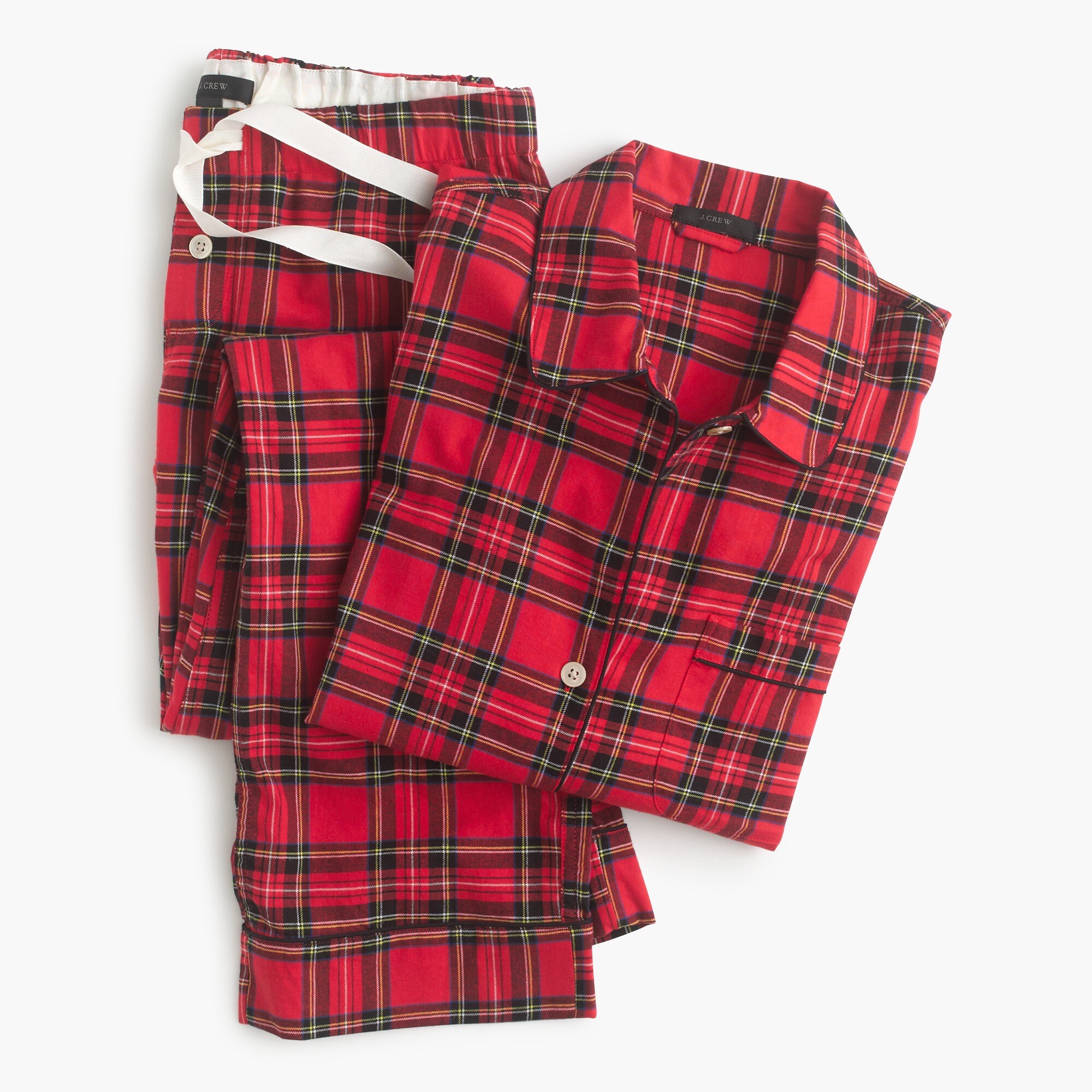 Classic tartan flannel pajama set