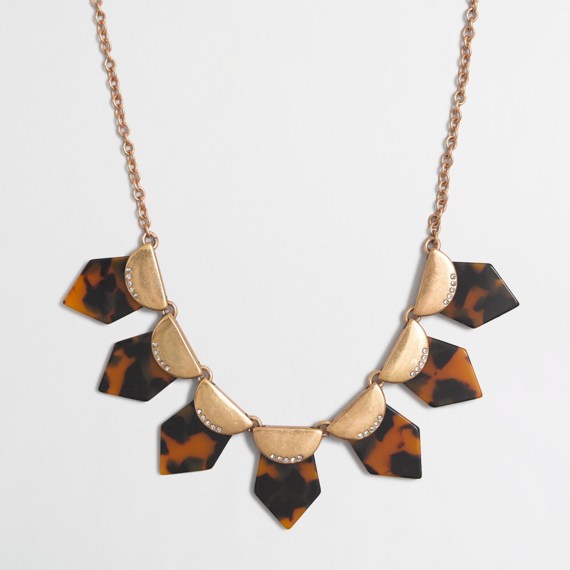 J crew factory tortoise necklace outlet