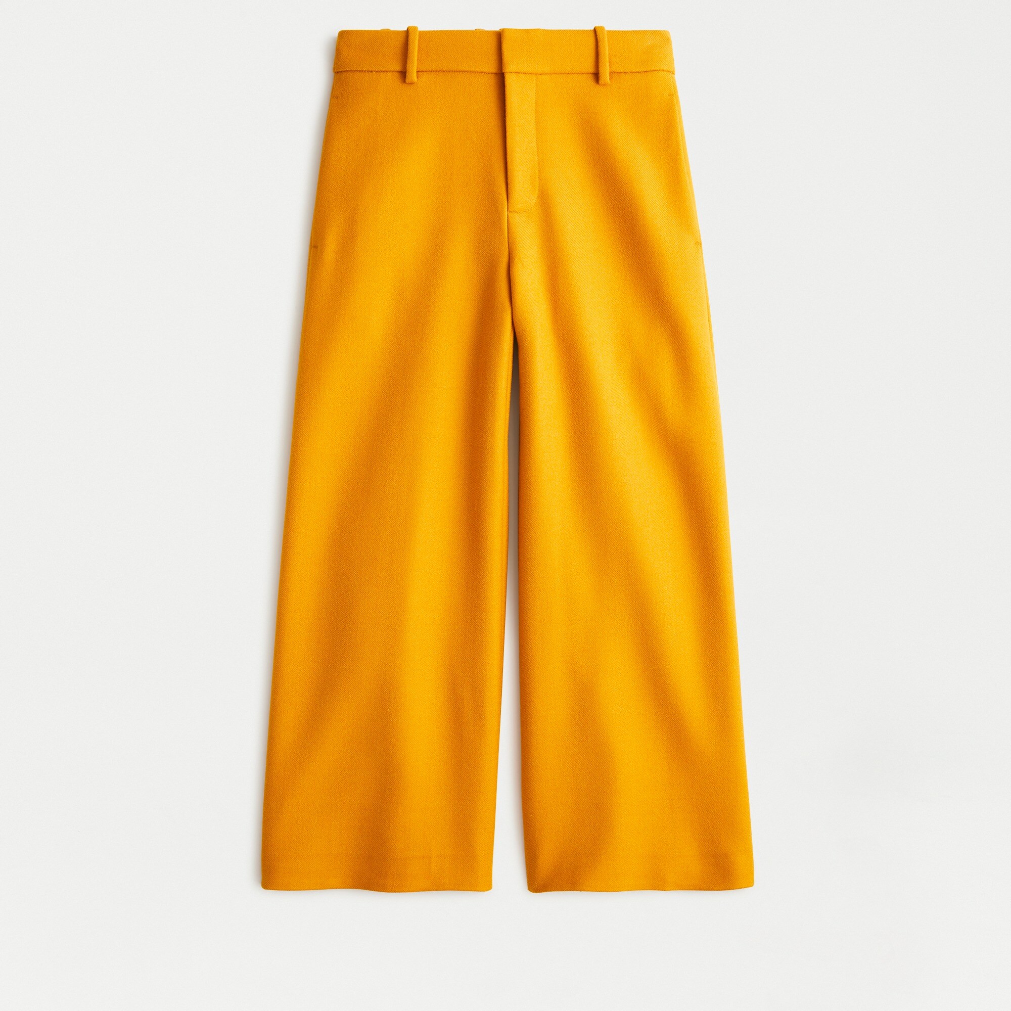 Double-serge wool culotte