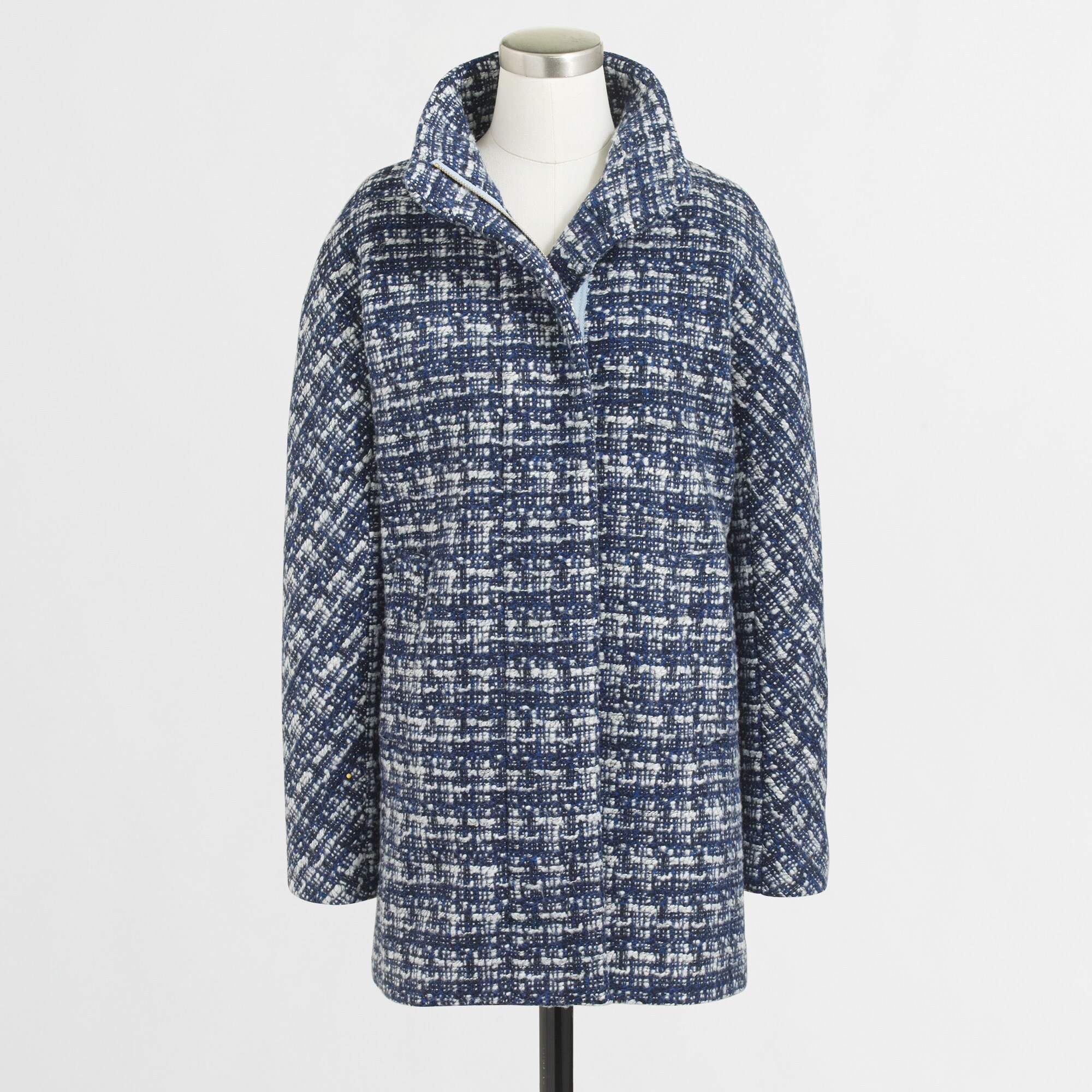 tweed city coat for women