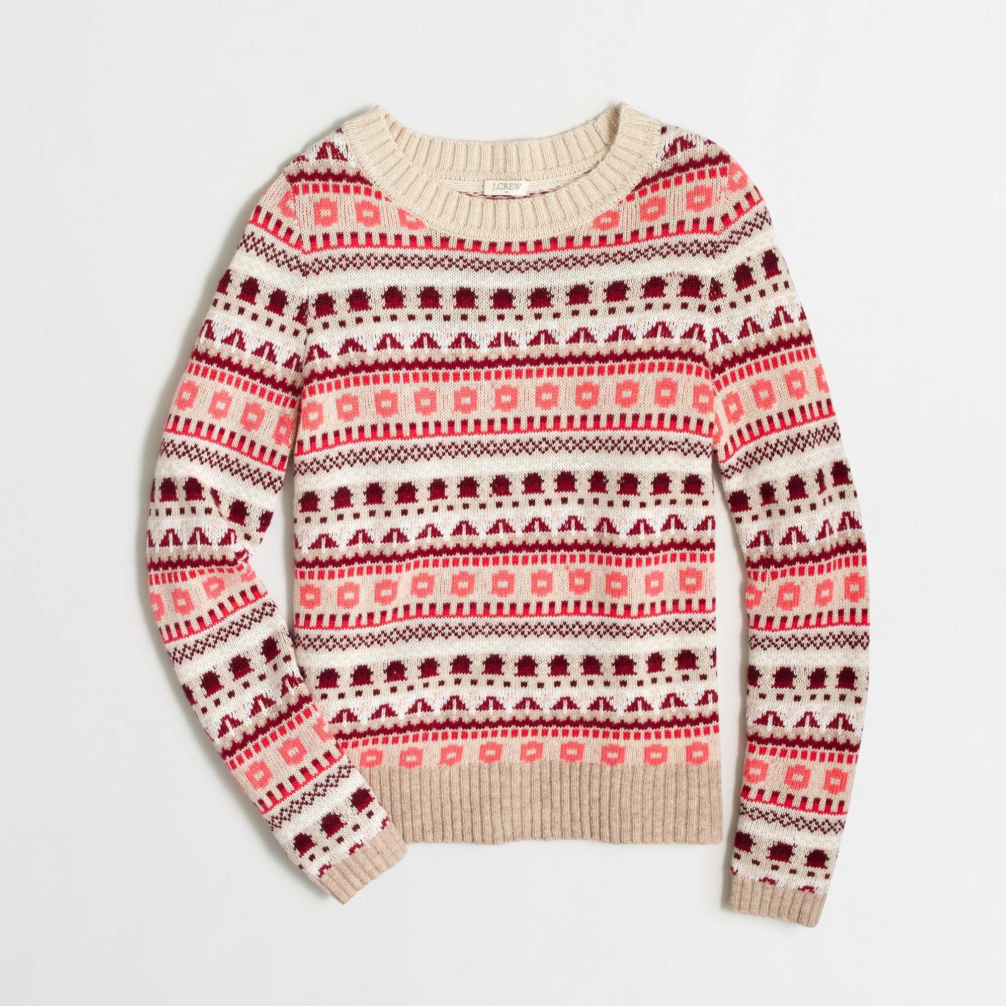 Fair Isle striped sweater