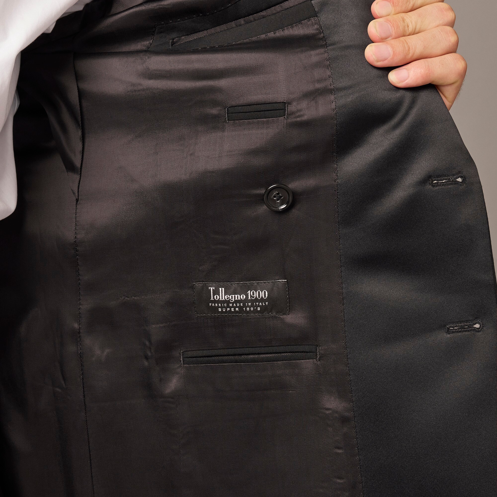 Ludlow Slim-fit double-breasted tuxedo jacket in Italian wool