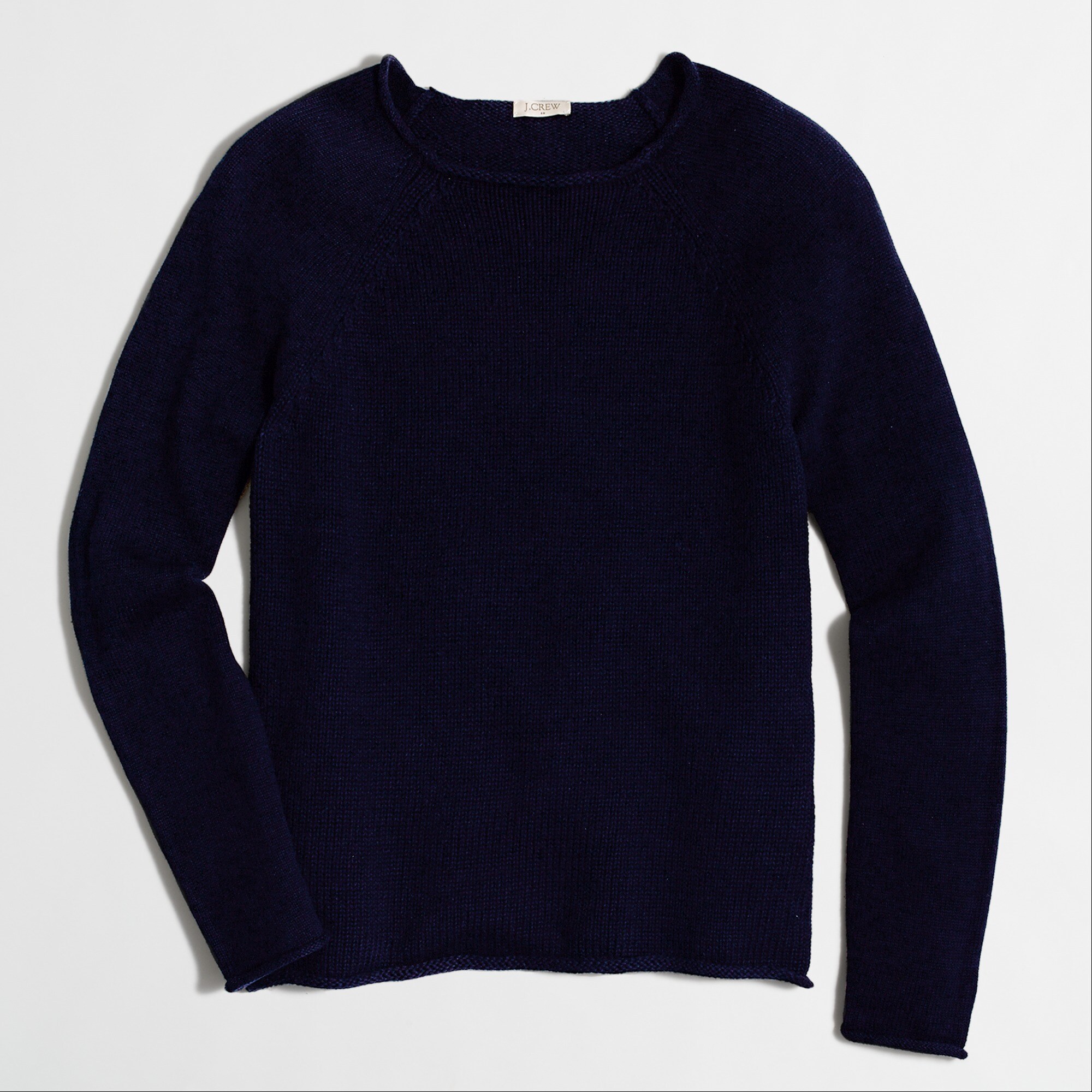 Cotton mockneck sweater