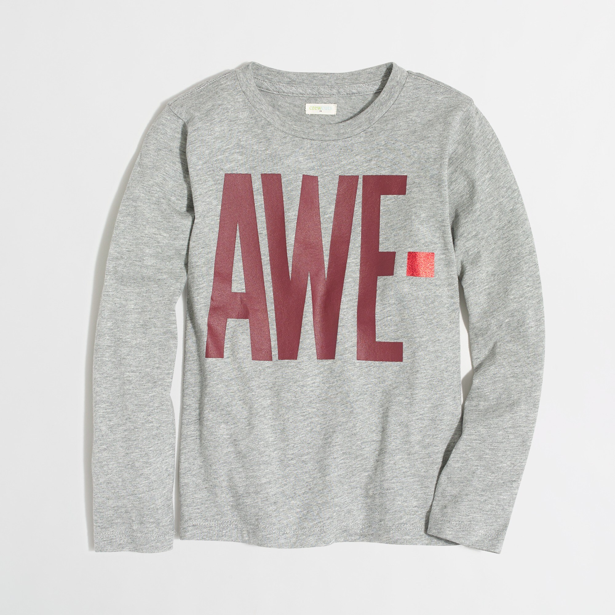 Boys' long-sleeve awesome graphic tee