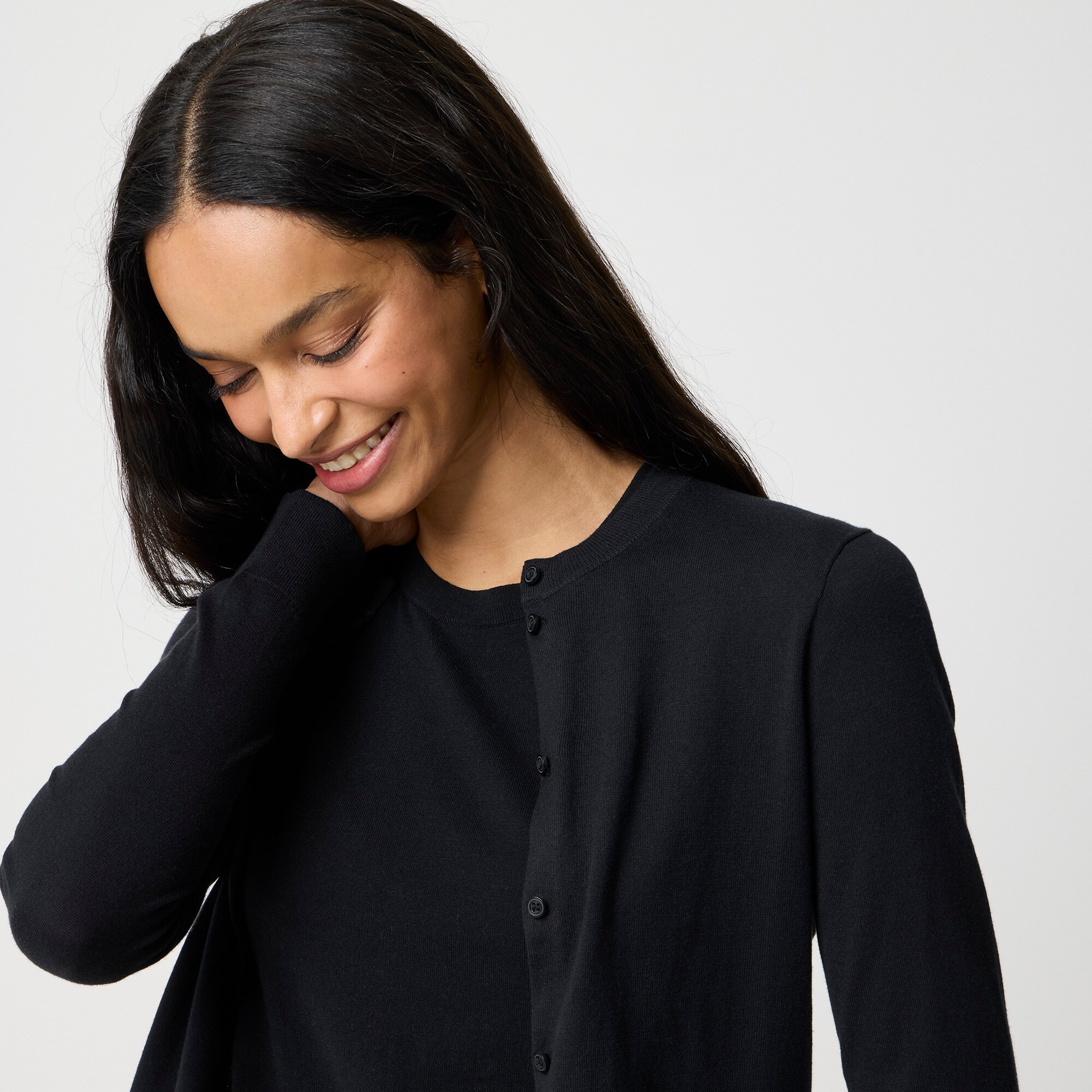 Classic cotton cardigan sweater