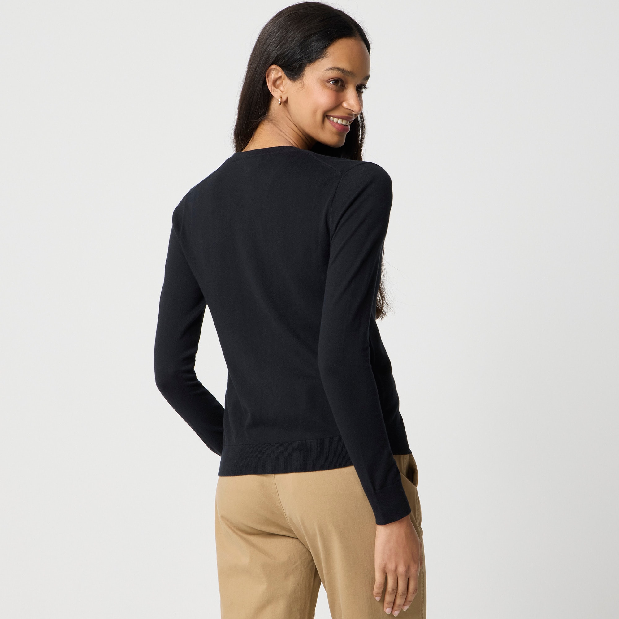 Classic cotton cardigan sweater