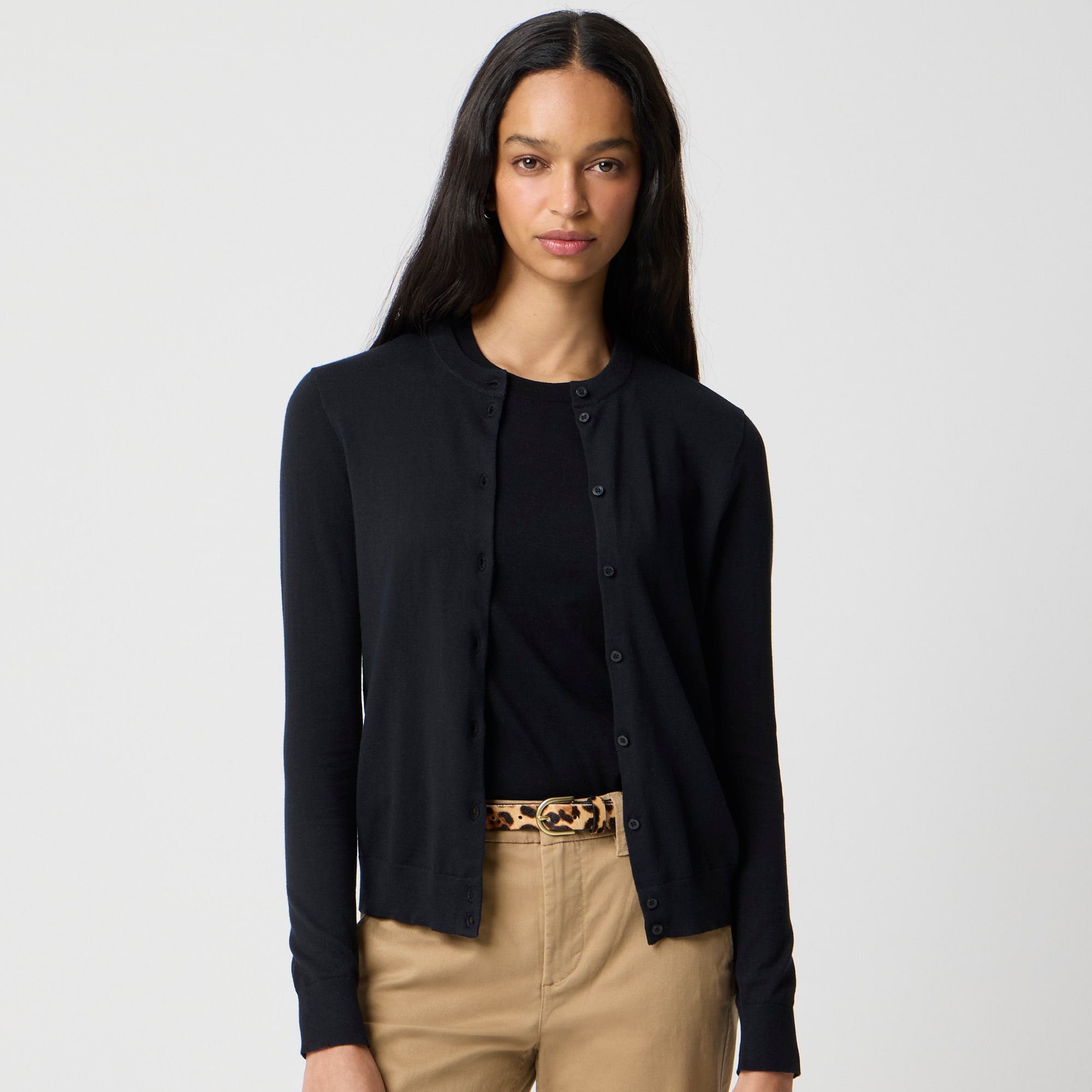 Classic cotton cardigan sweater