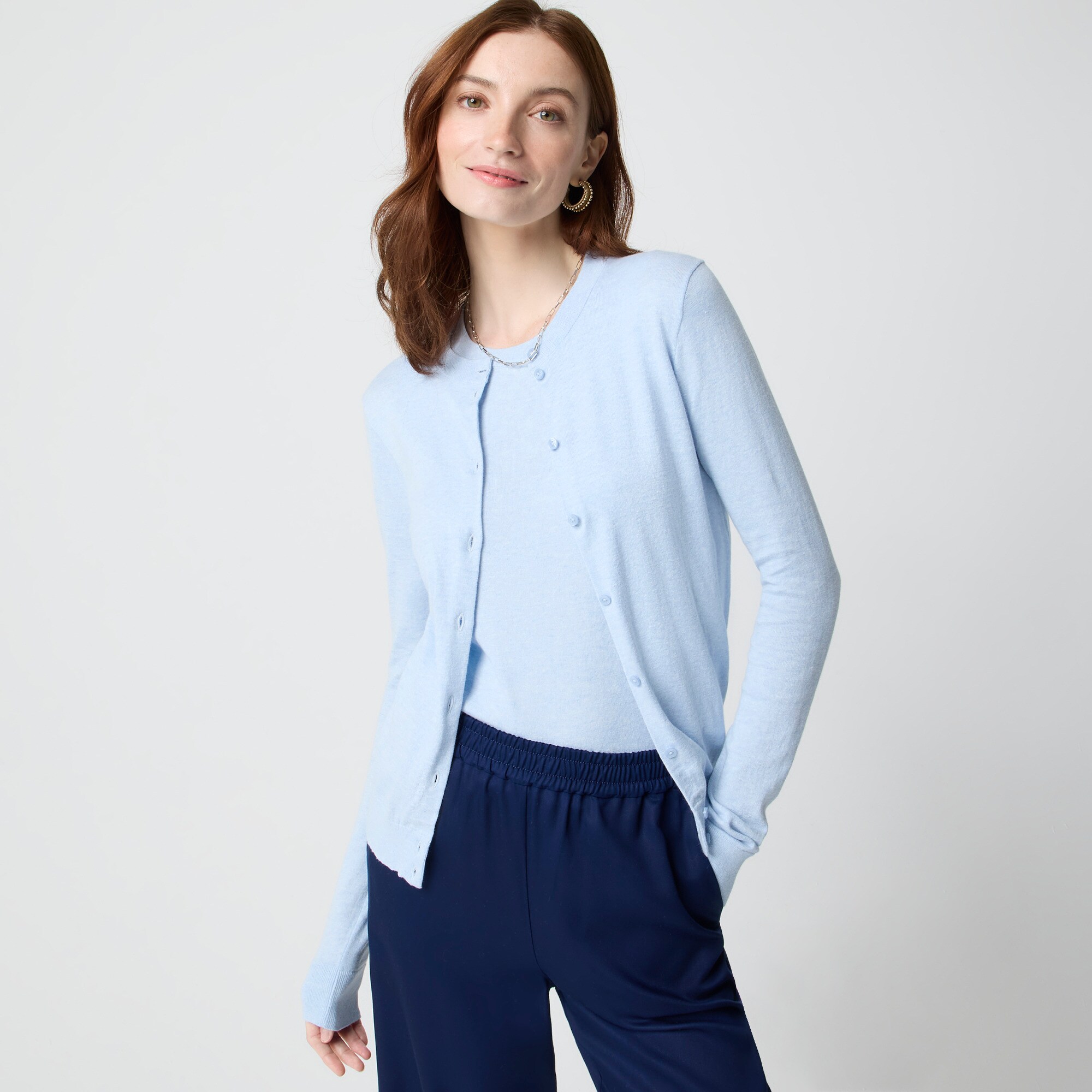 Classic cotton cardigan sweater