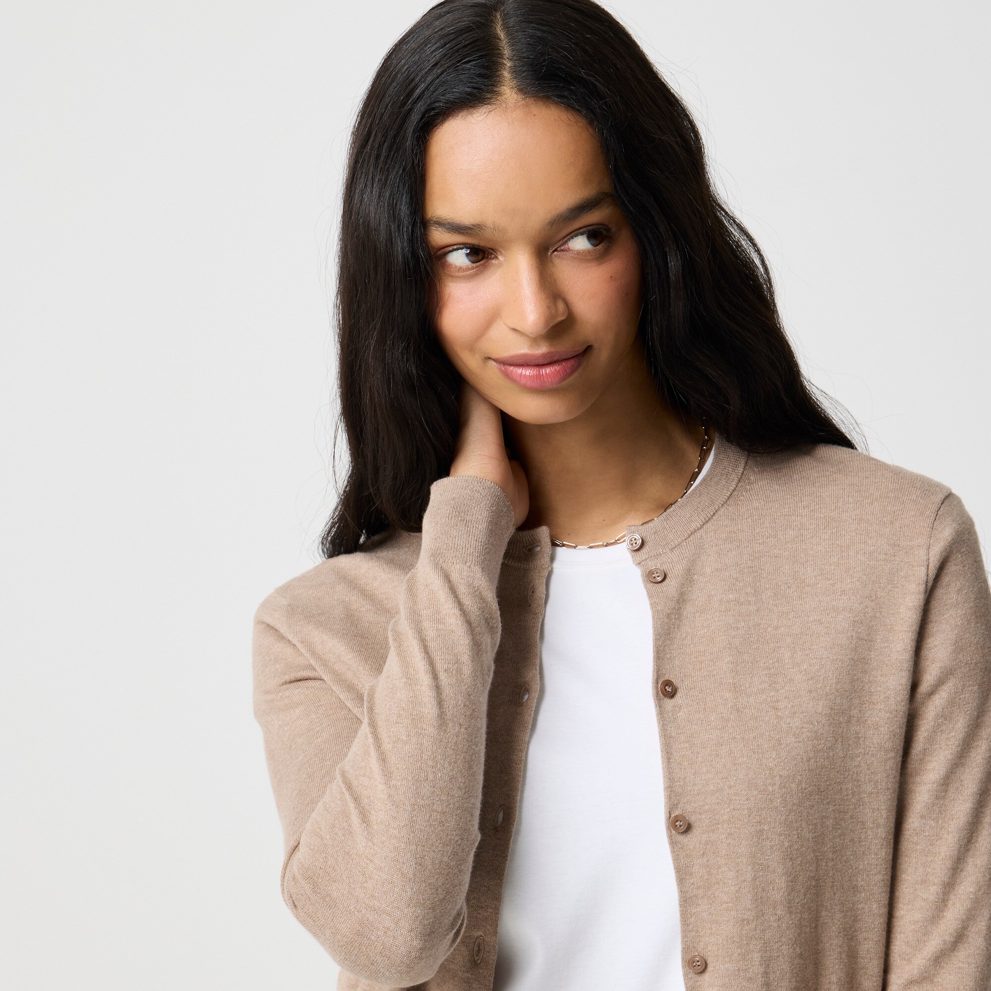 Classic cotton cardigan sweater