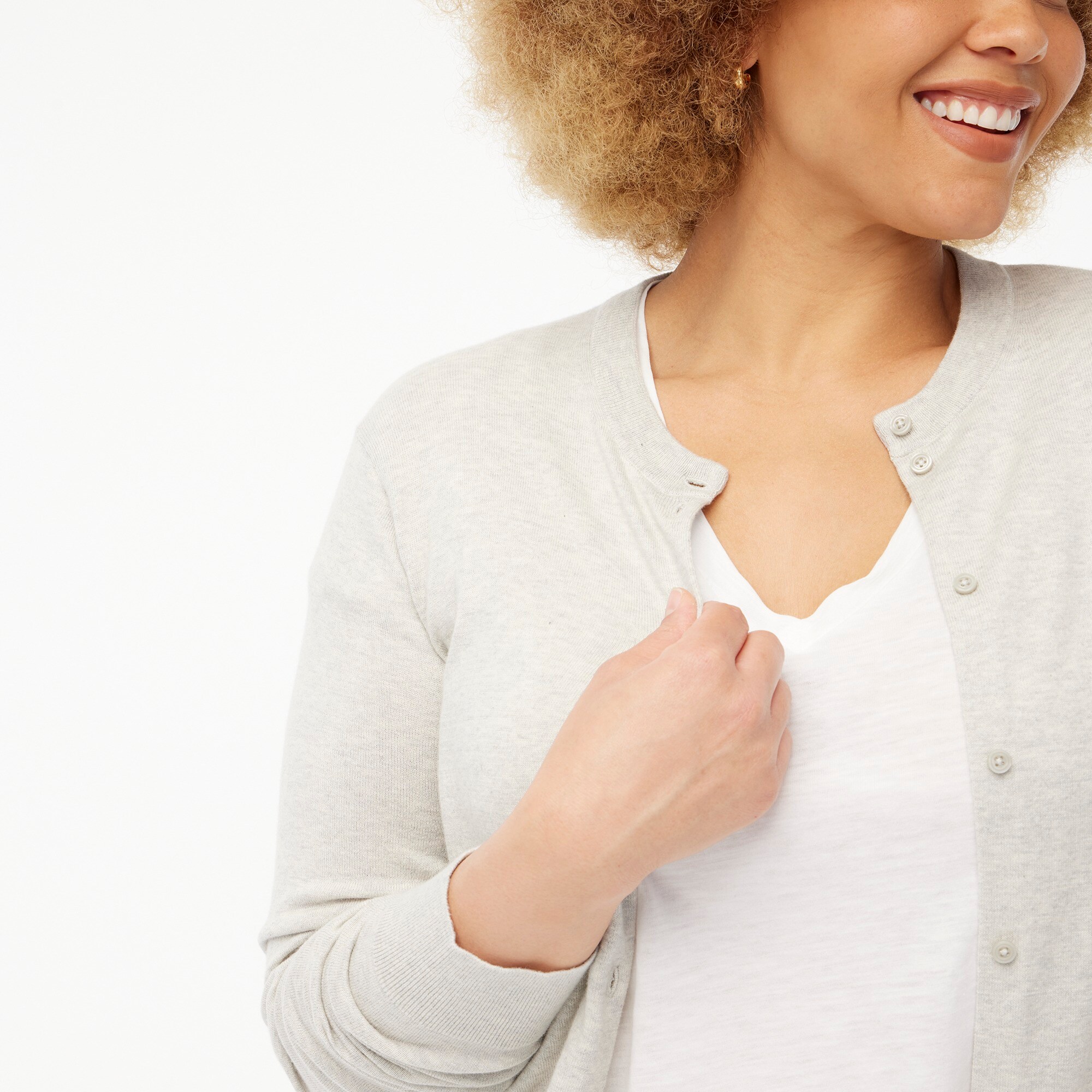 Classic cotton cardigan sweater