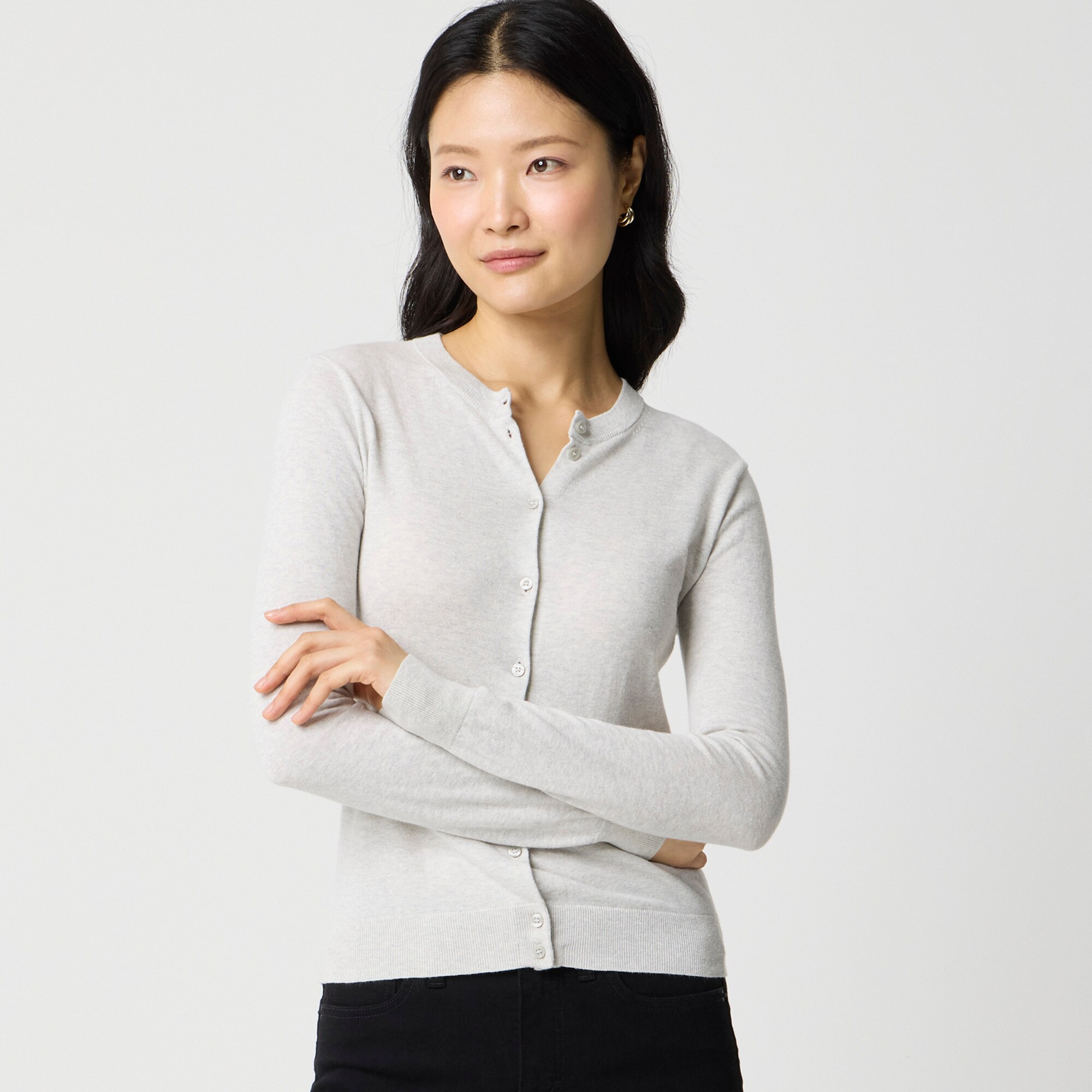Classic cotton cardigan sweater