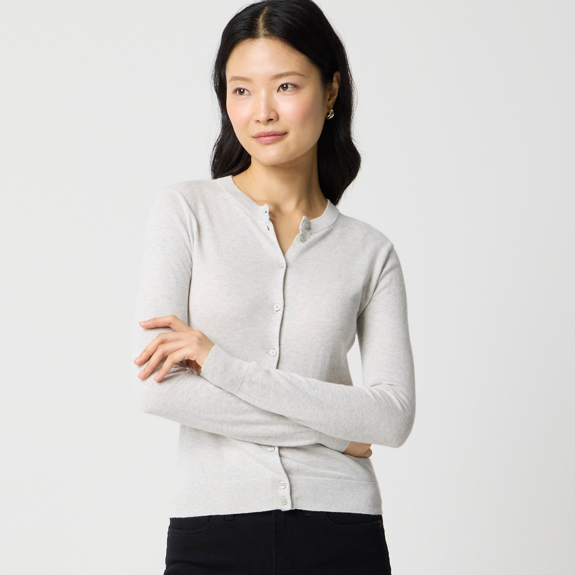 Classic cotton cardigan sweater