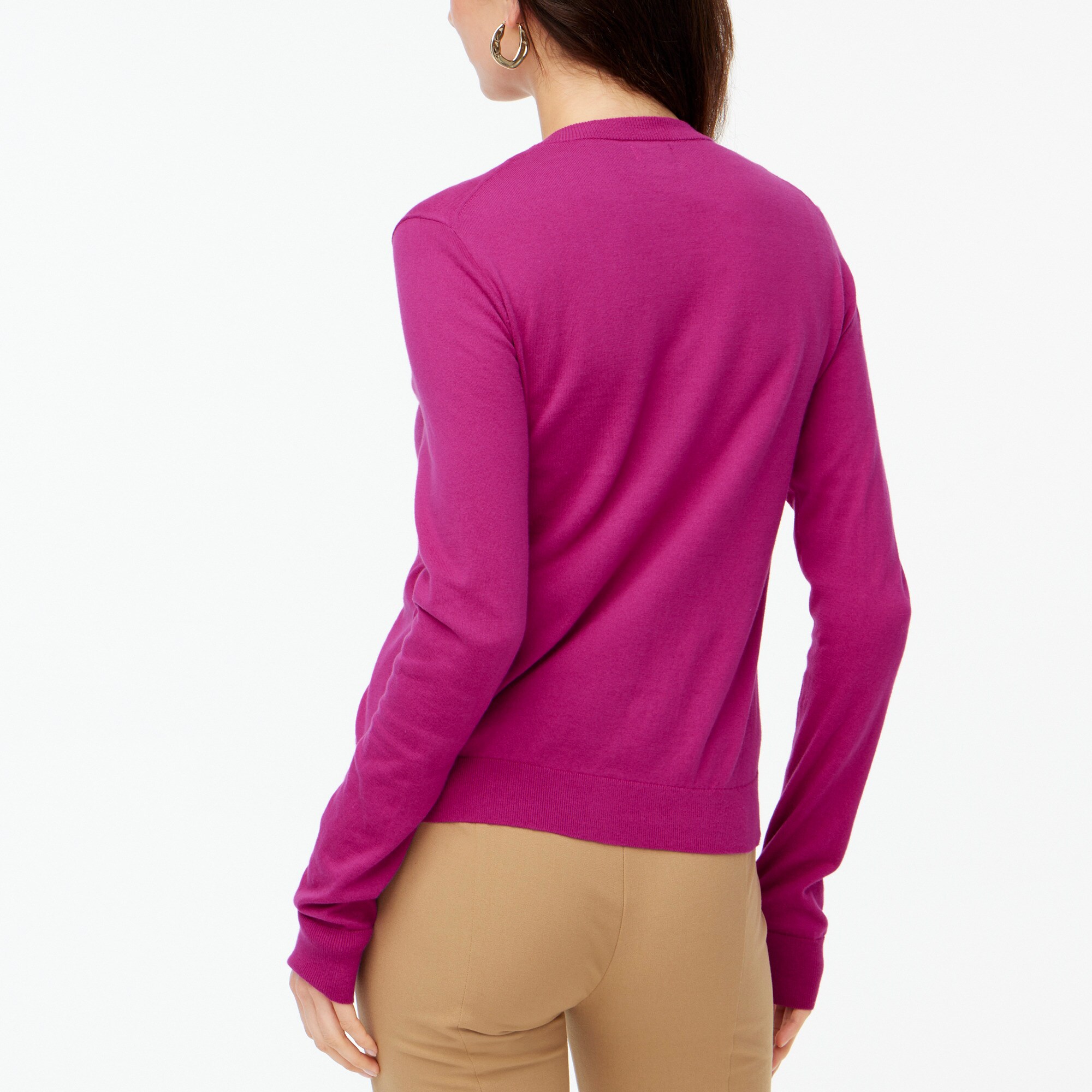 Classic cotton cardigan sweater