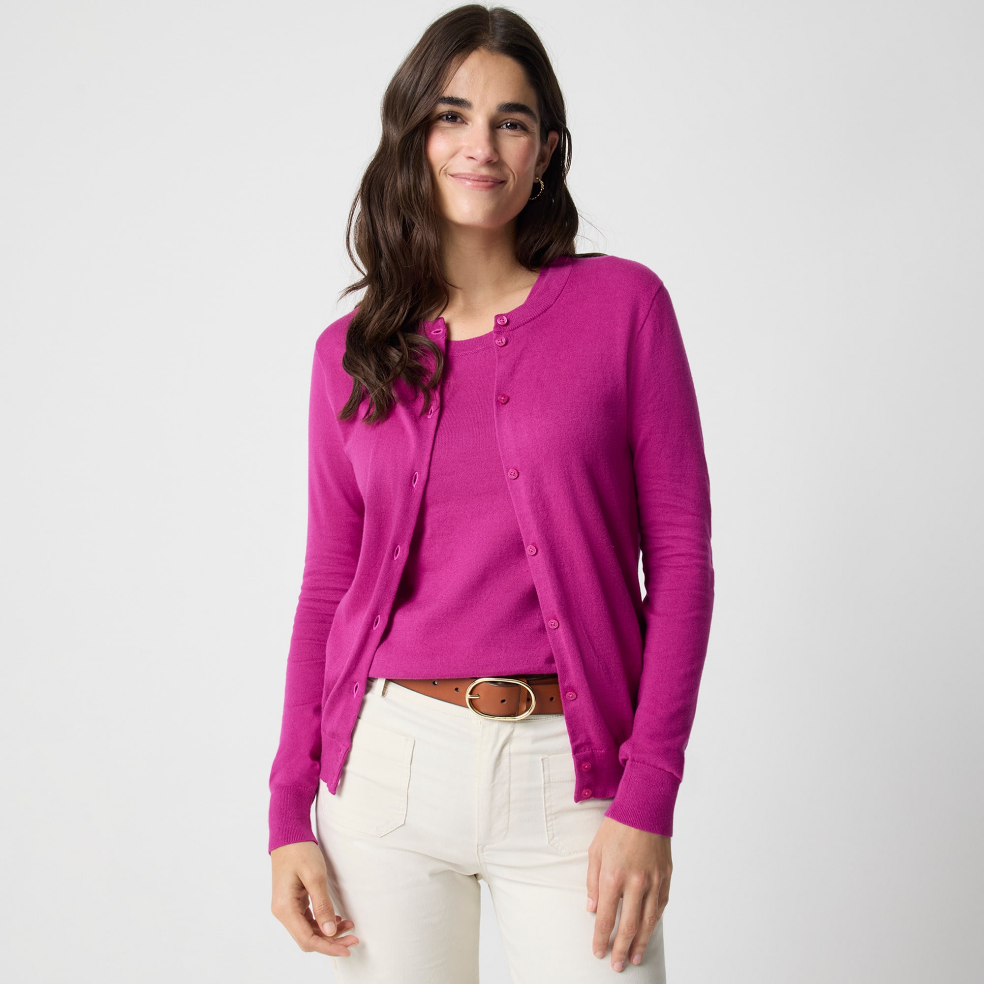 Classic cotton cardigan sweater