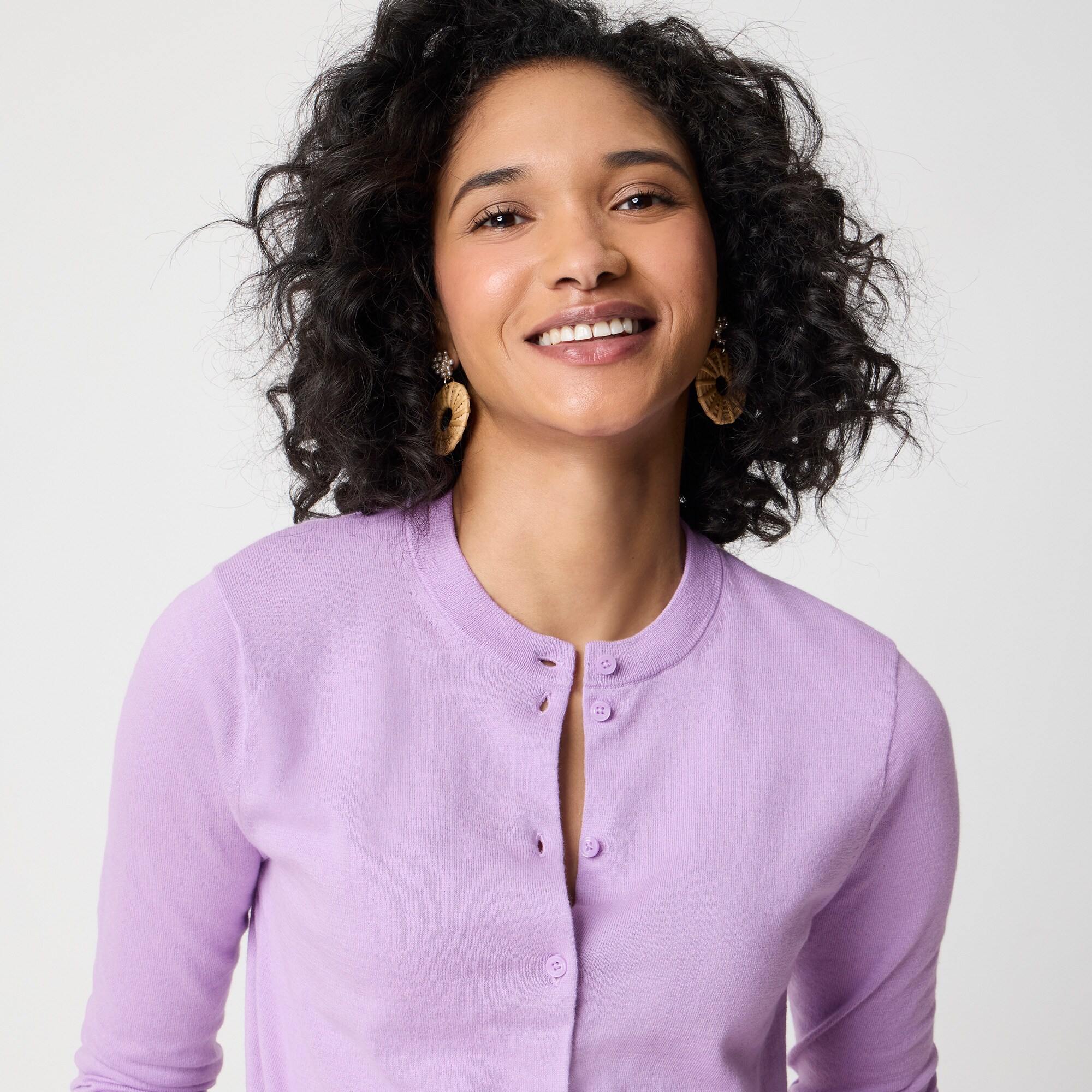 Classic cotton cardigan sweater